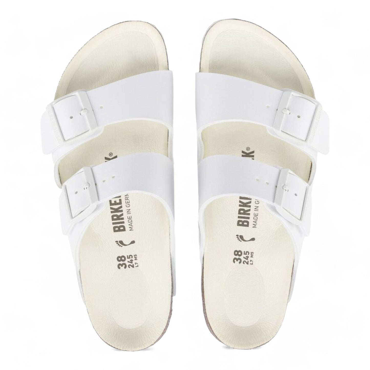 BIRKENSTOCK ARIZONA BS TRIPLE WHITE NARROW