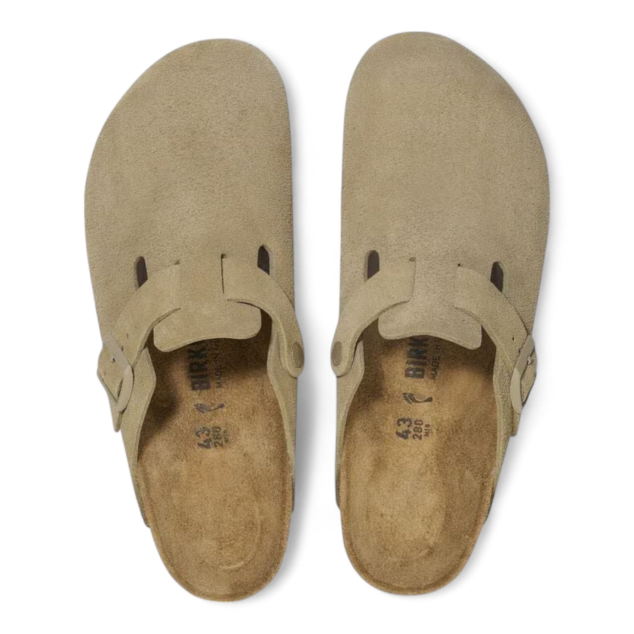 Birkenstock Boston Bs Faded Khaki