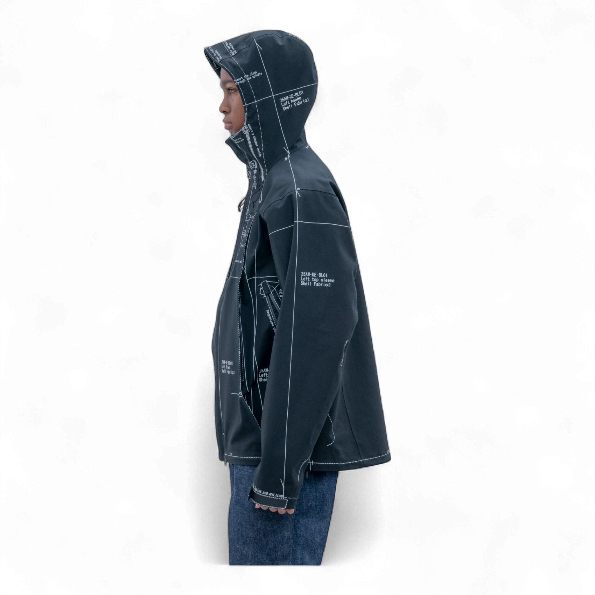 Uniform Experiment X Fragment Map-out 3-Layer Mountain Parka