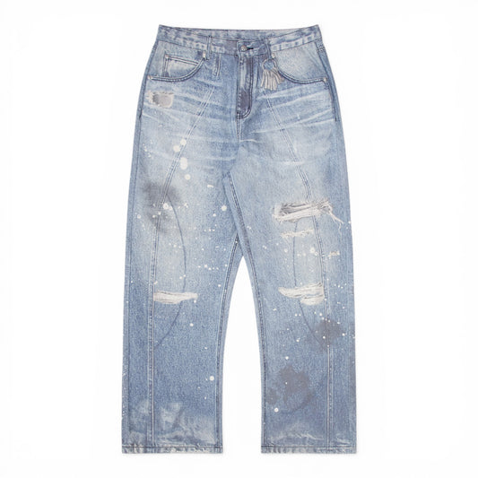 VANDY THE PINK TROMPE L'OEIL PANTS