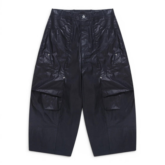 ART COMMUNITY WAXED INDIGO PARACHUTE JAPANESE NYLON PANT