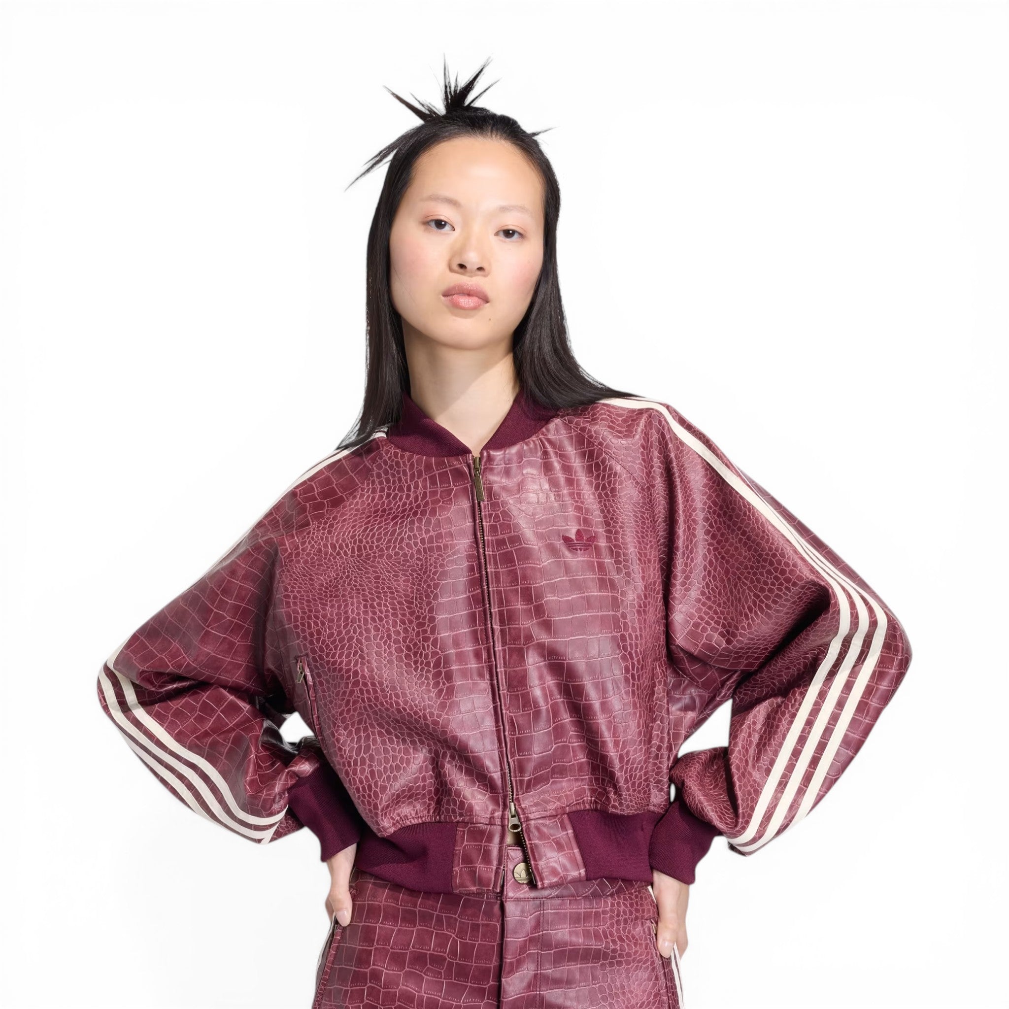 Adidas Pleather Jacket