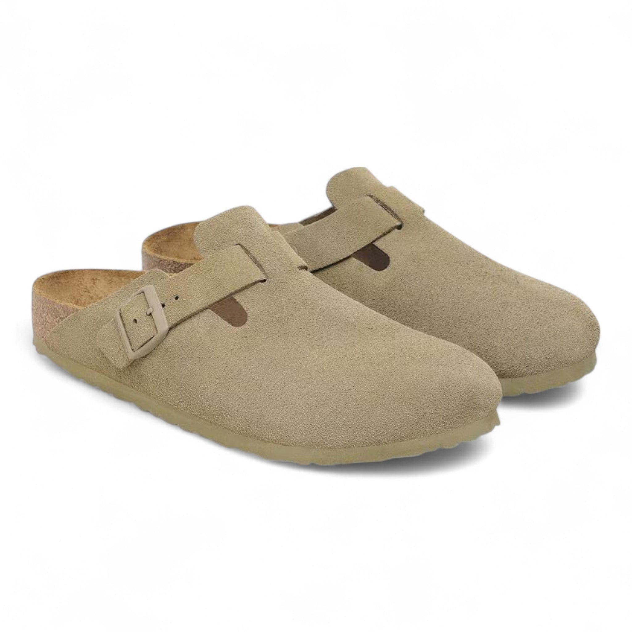 Birkenstock Boston Bs Faded Khaki