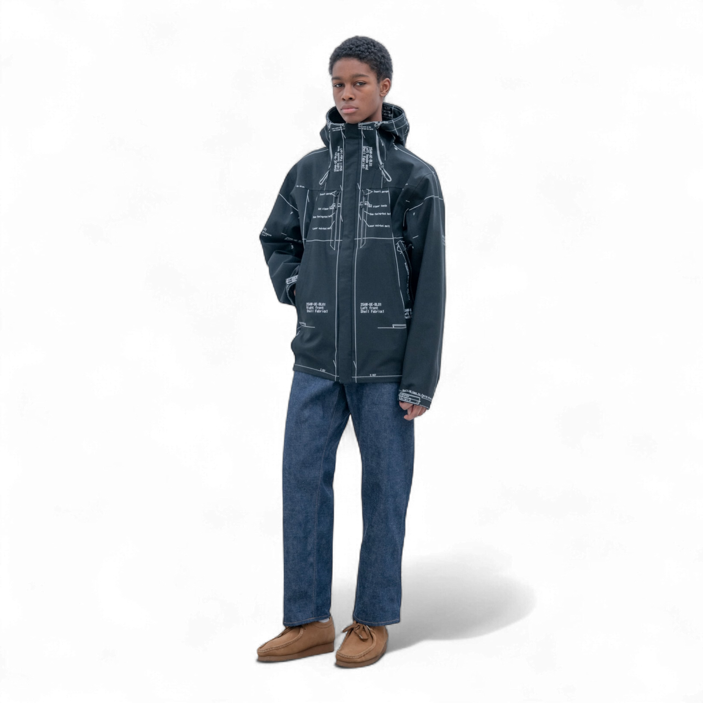 UNIFORM EXPERIMENT X FRAGMENT MAP-OUT 3-LAYER MOUNTAIN PARKA