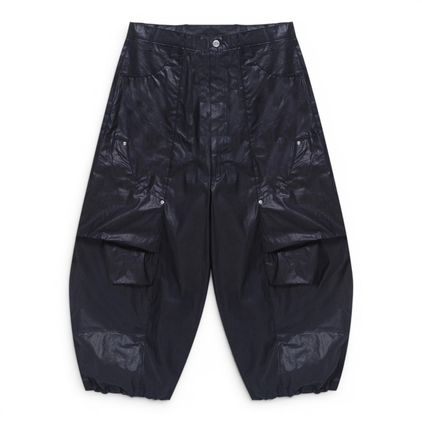 ART COMMUNITY WAXED INDIGO PARACHUTE JAPANESE NYLON PANT