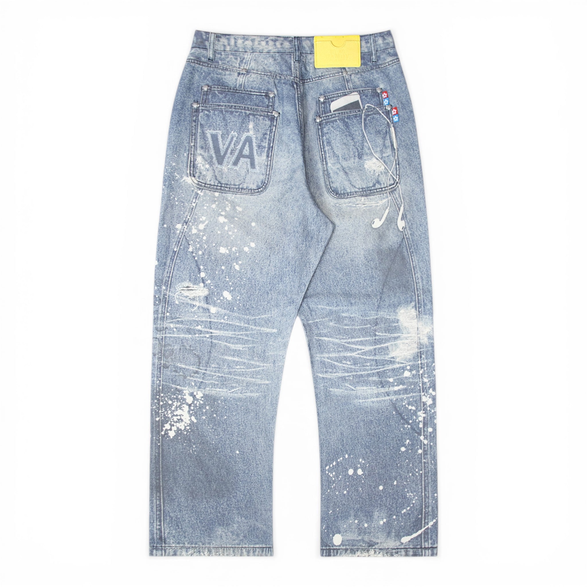 Vandy The Pink Trompe L'oeil Pants