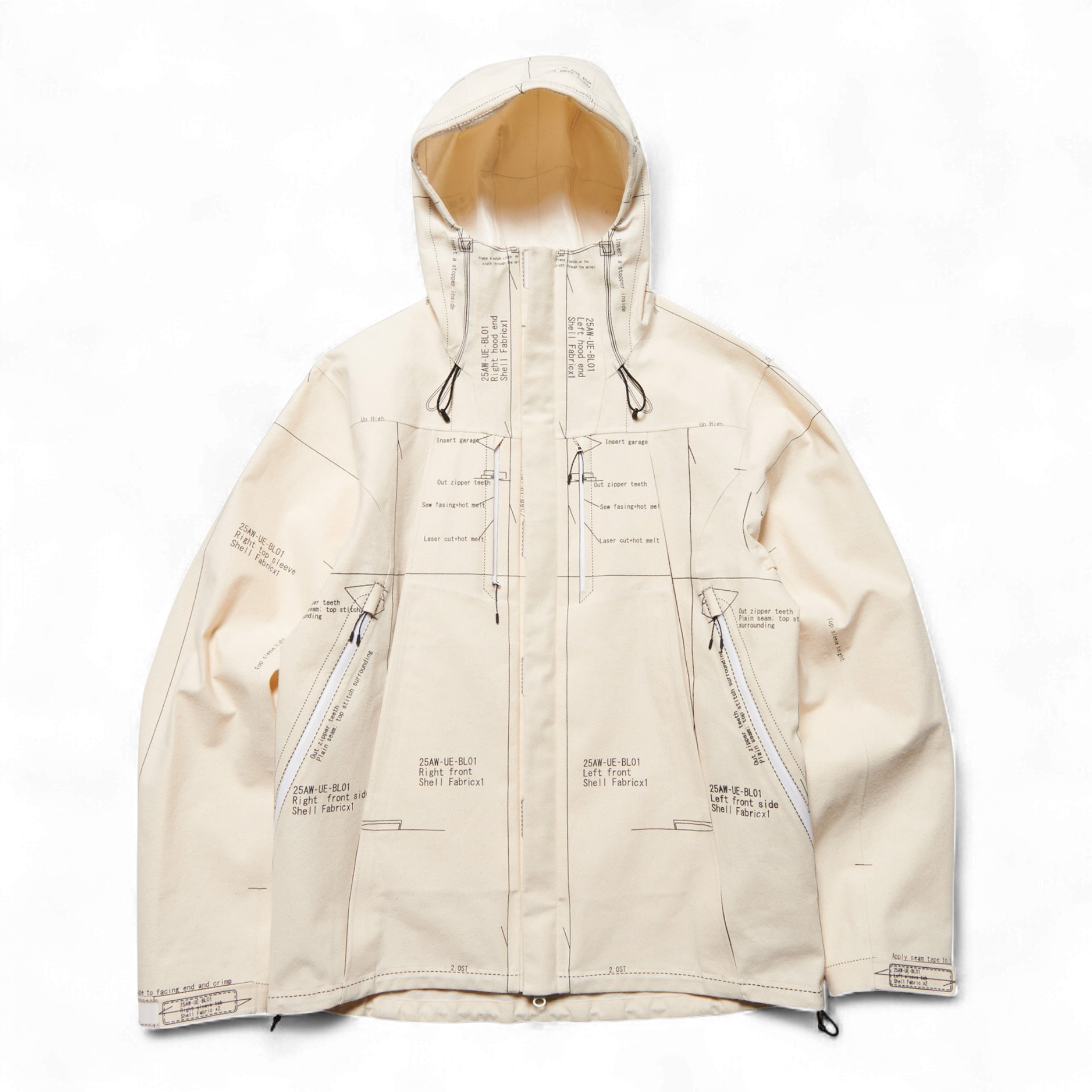 Uniform Experiment X Fragment Map-out 3-Layer Mountain Parka