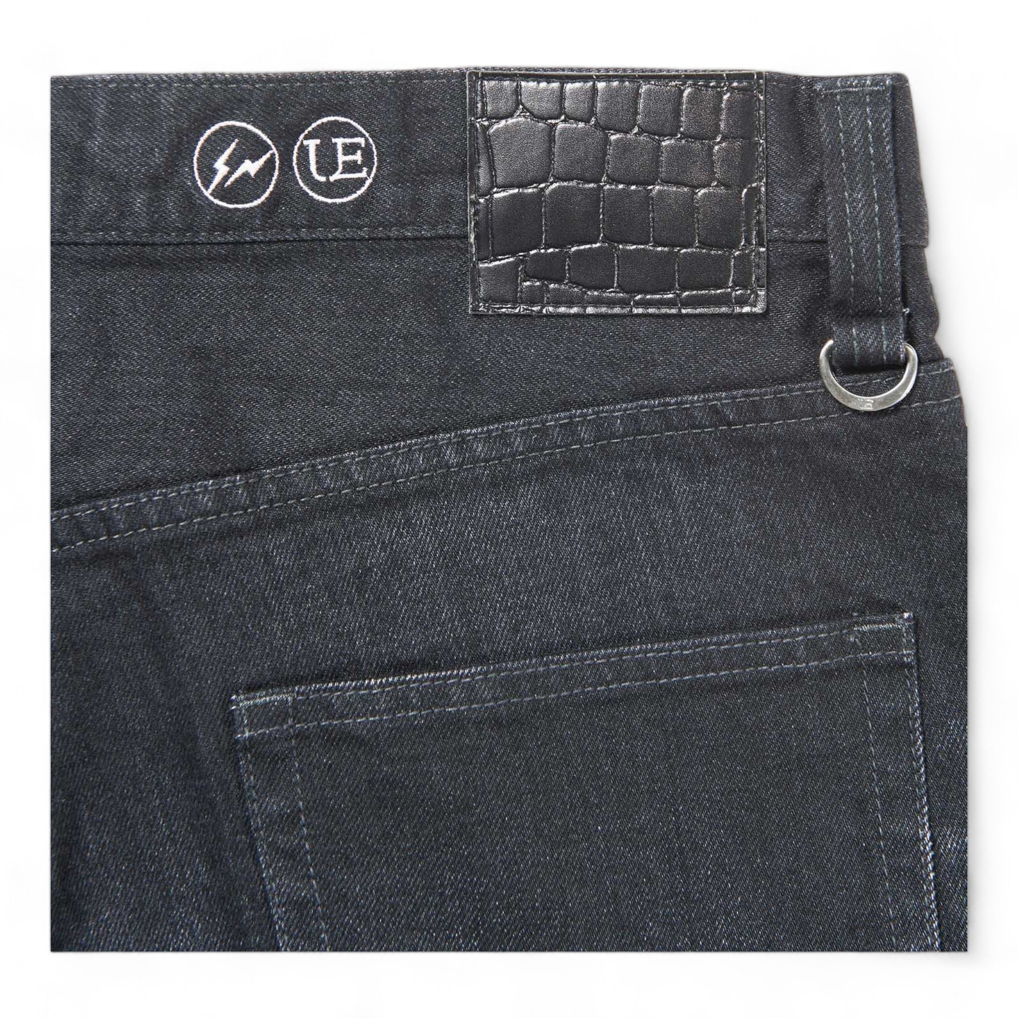 Uniform Experiment Damaged Denim Tapered Pants