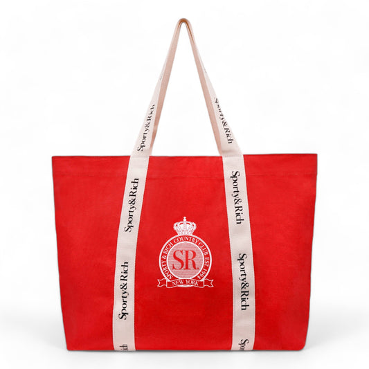 SPORTY & RICH ROYAL CLUB TOTE BAG