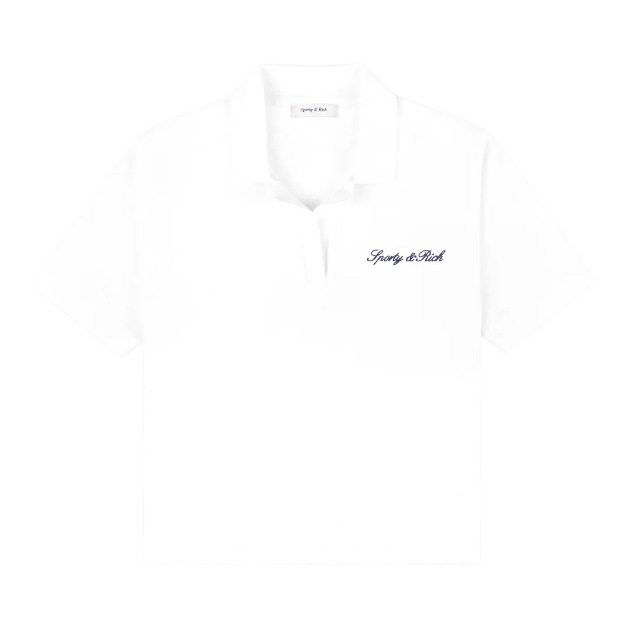 Sporty & Rich Signature Logo Terry Polo
