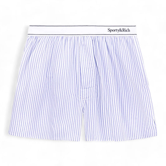 SPORTY & RICH SERIF LOGO BOXER SHORTS