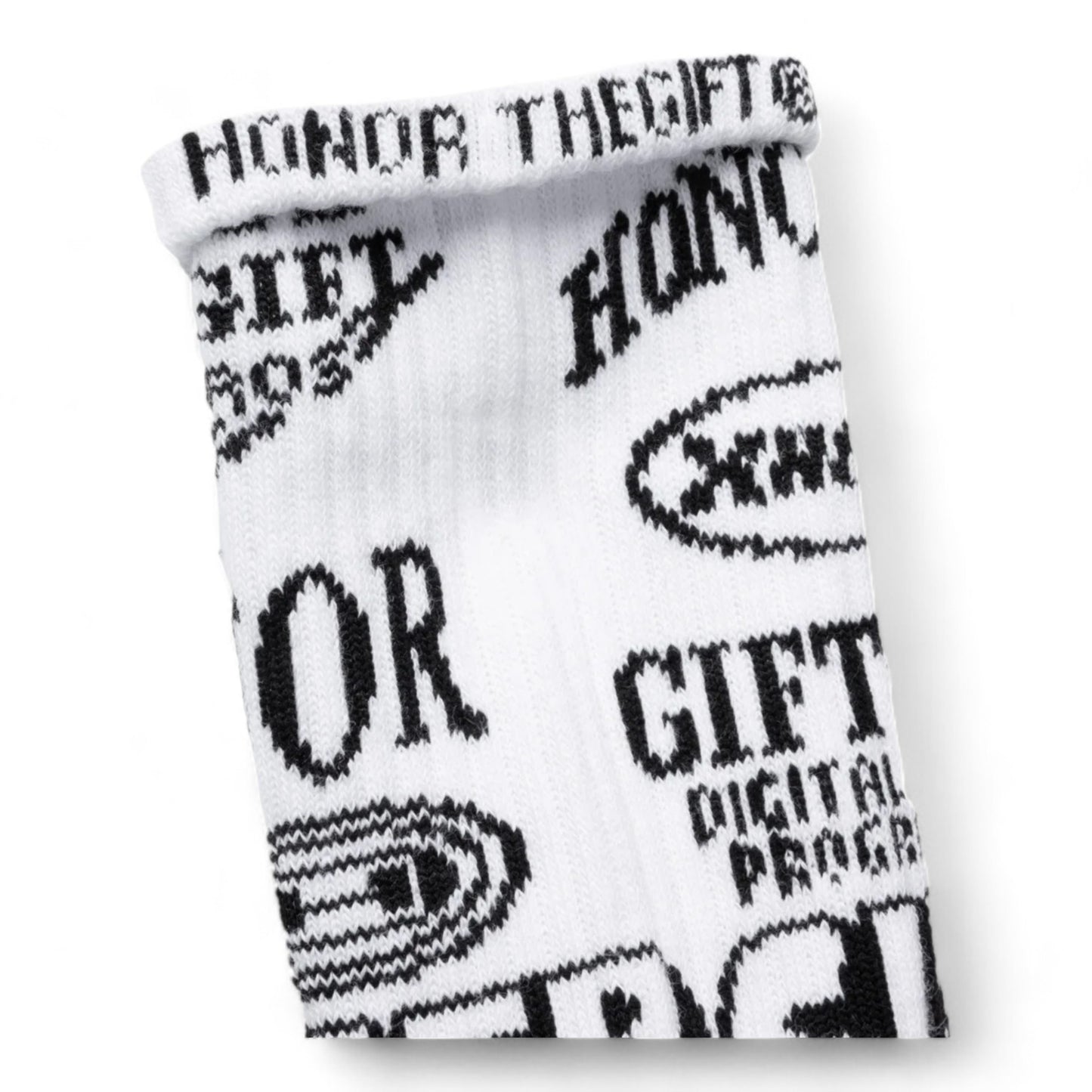 HONOR THE GIFT GRAPHIC RIBBED SOCK