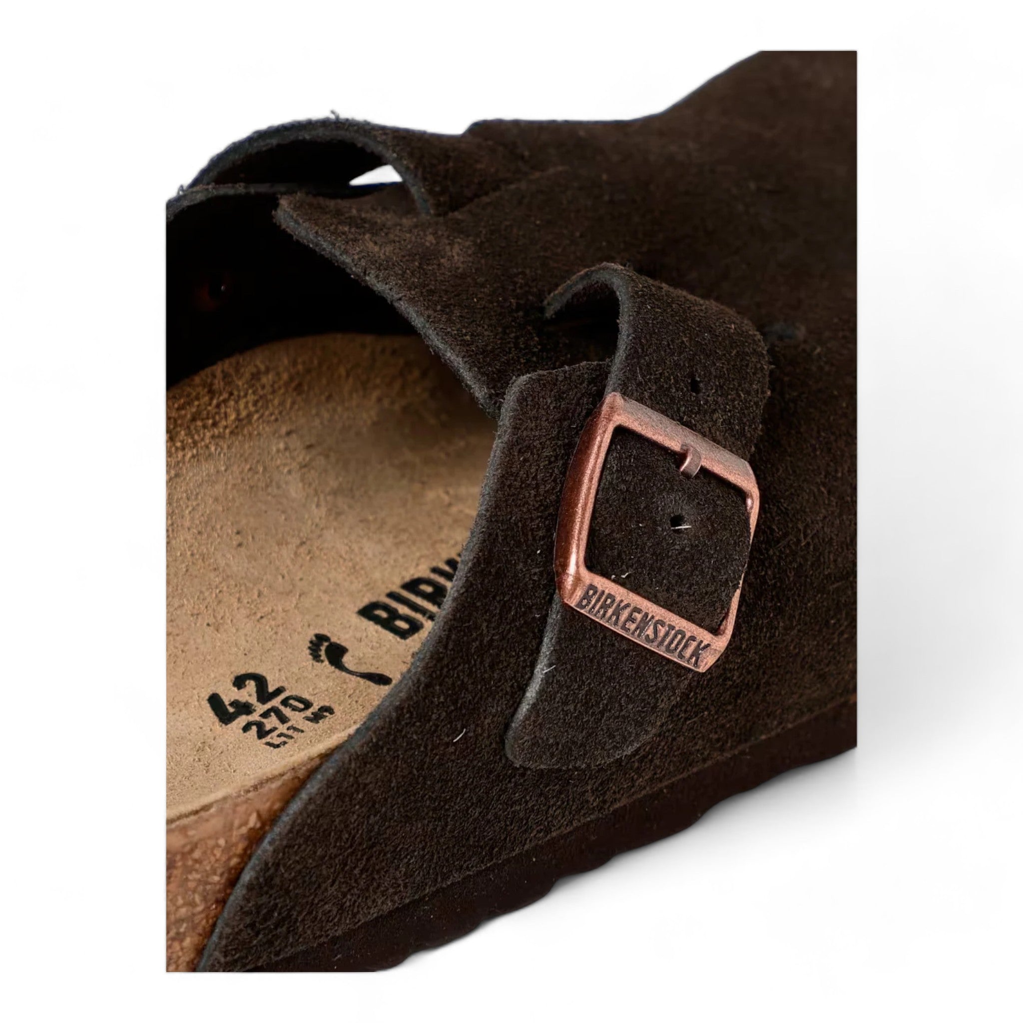 Birkenstock Boston Suede Mocca
