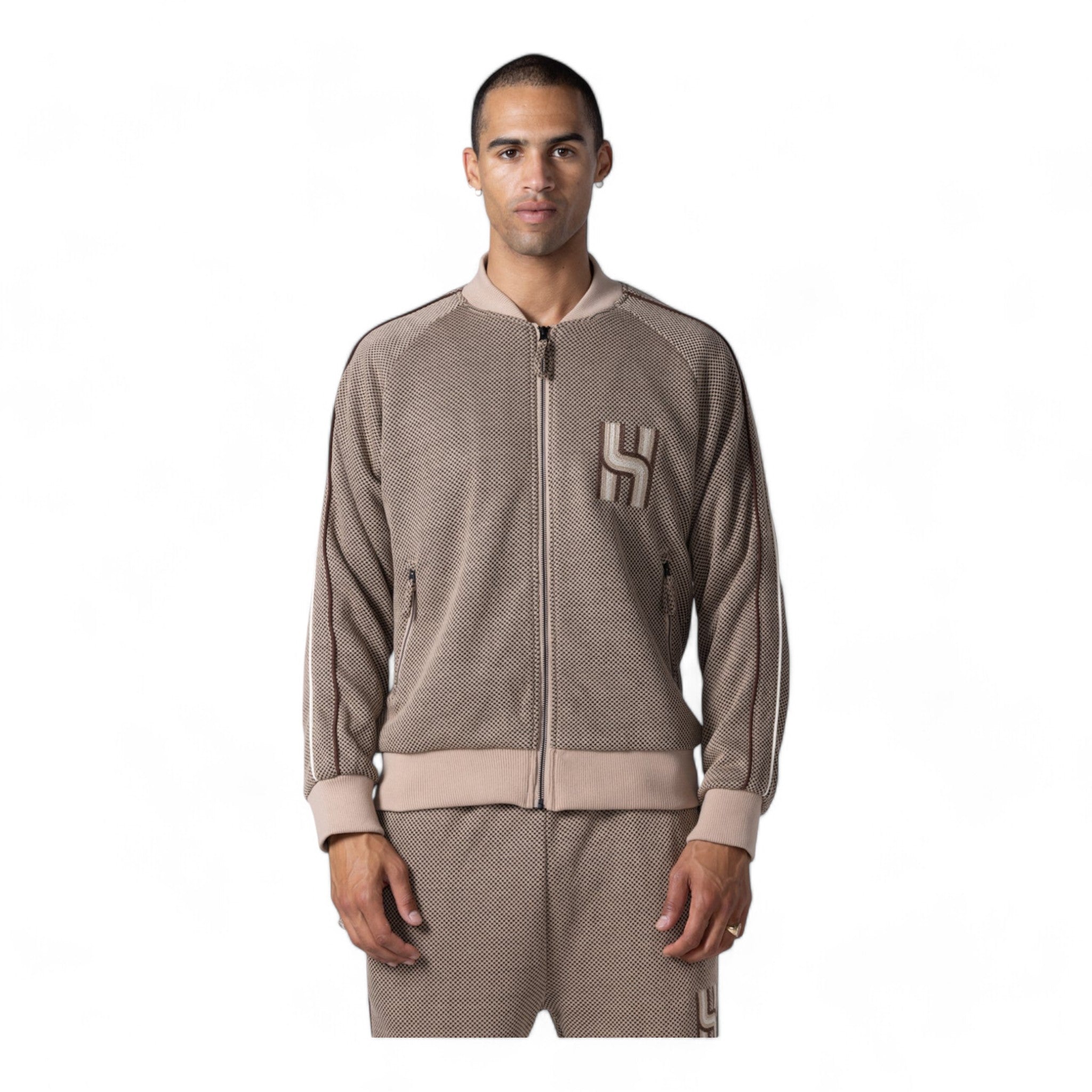 Honor The Gift Novelty Knit Track Jacket