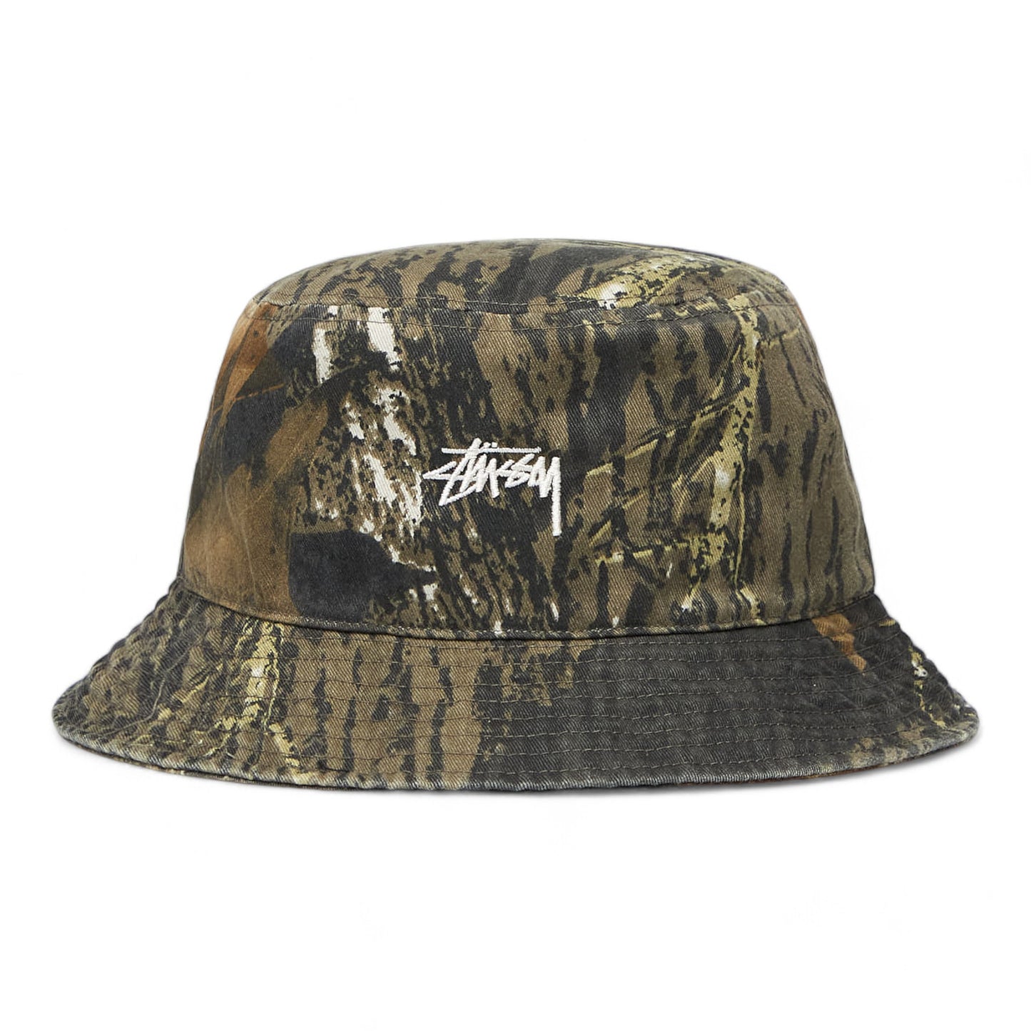 STUSSY WASHED STOCK BUCKET HAT