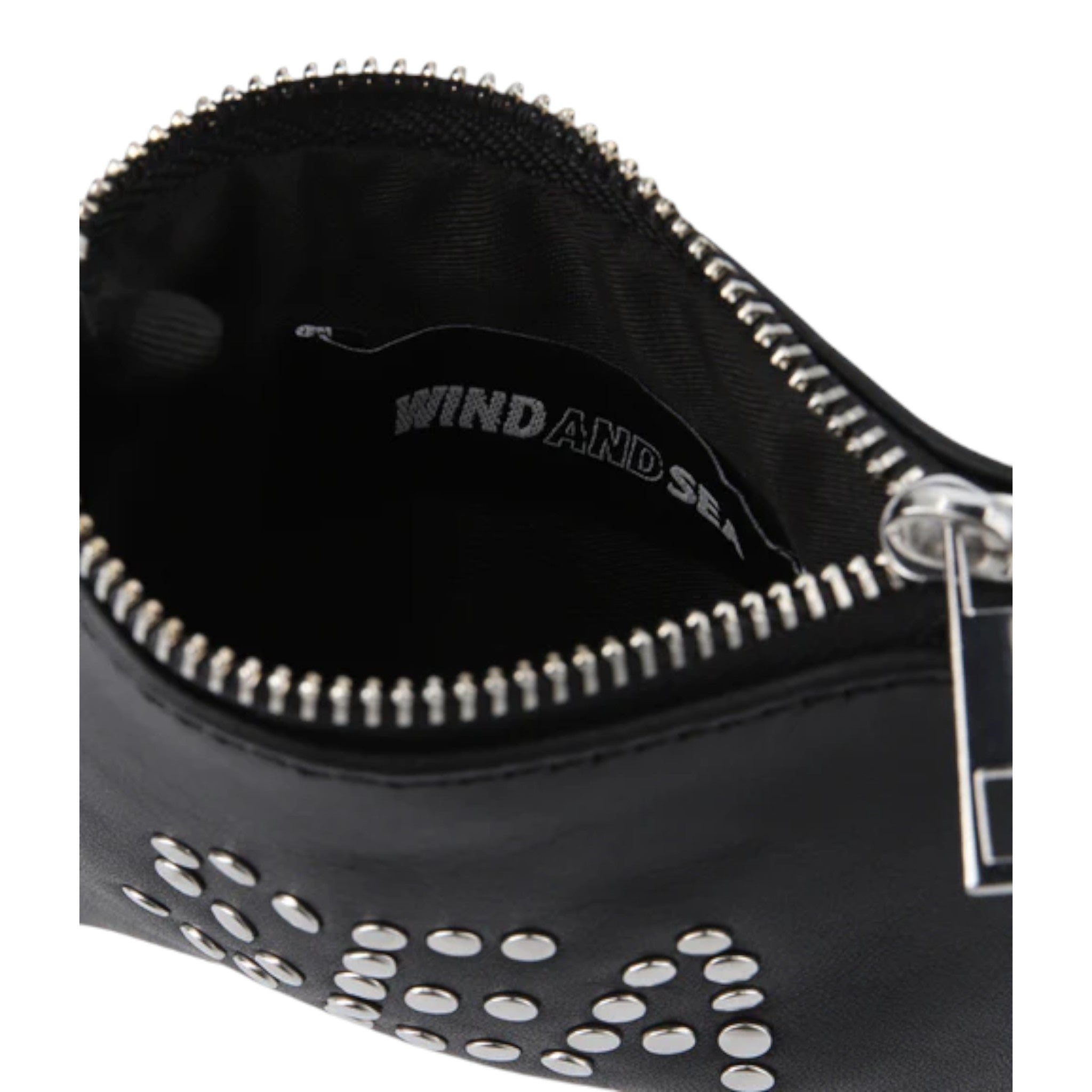 Wind And Sea Studded Leather Coin Case