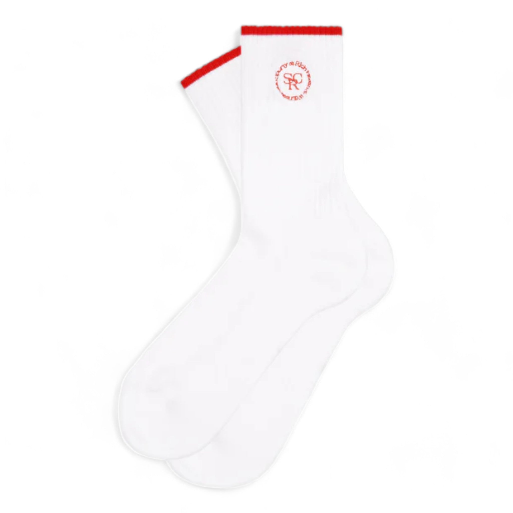 Sporty & Rich Srhwc Embroidered Socks