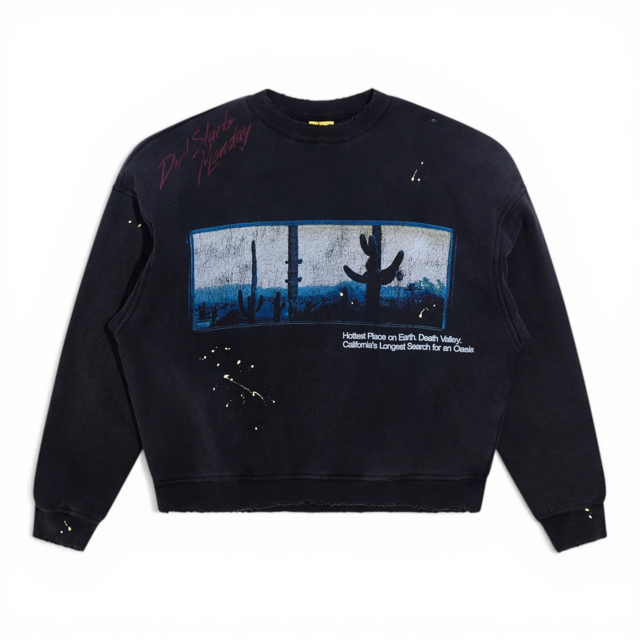 Diet Starts Monday Death Valley Crewneck