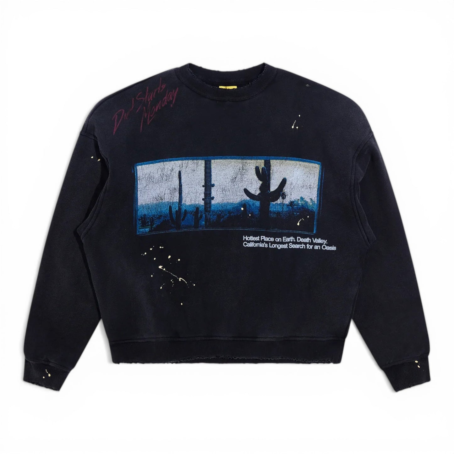 DIET STARTS MONDAY DEATH VALLEY CREWNECK