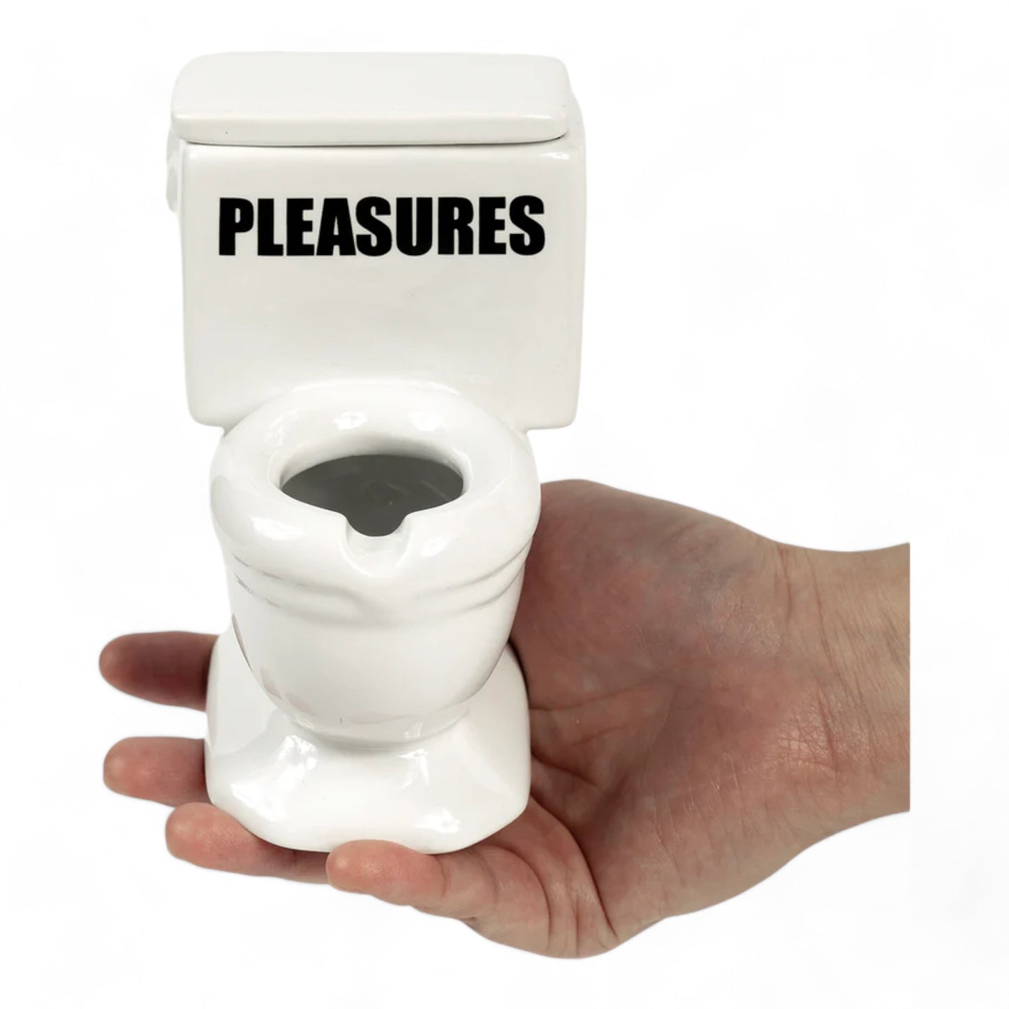 PLEASURES TOILET ASHTRAY