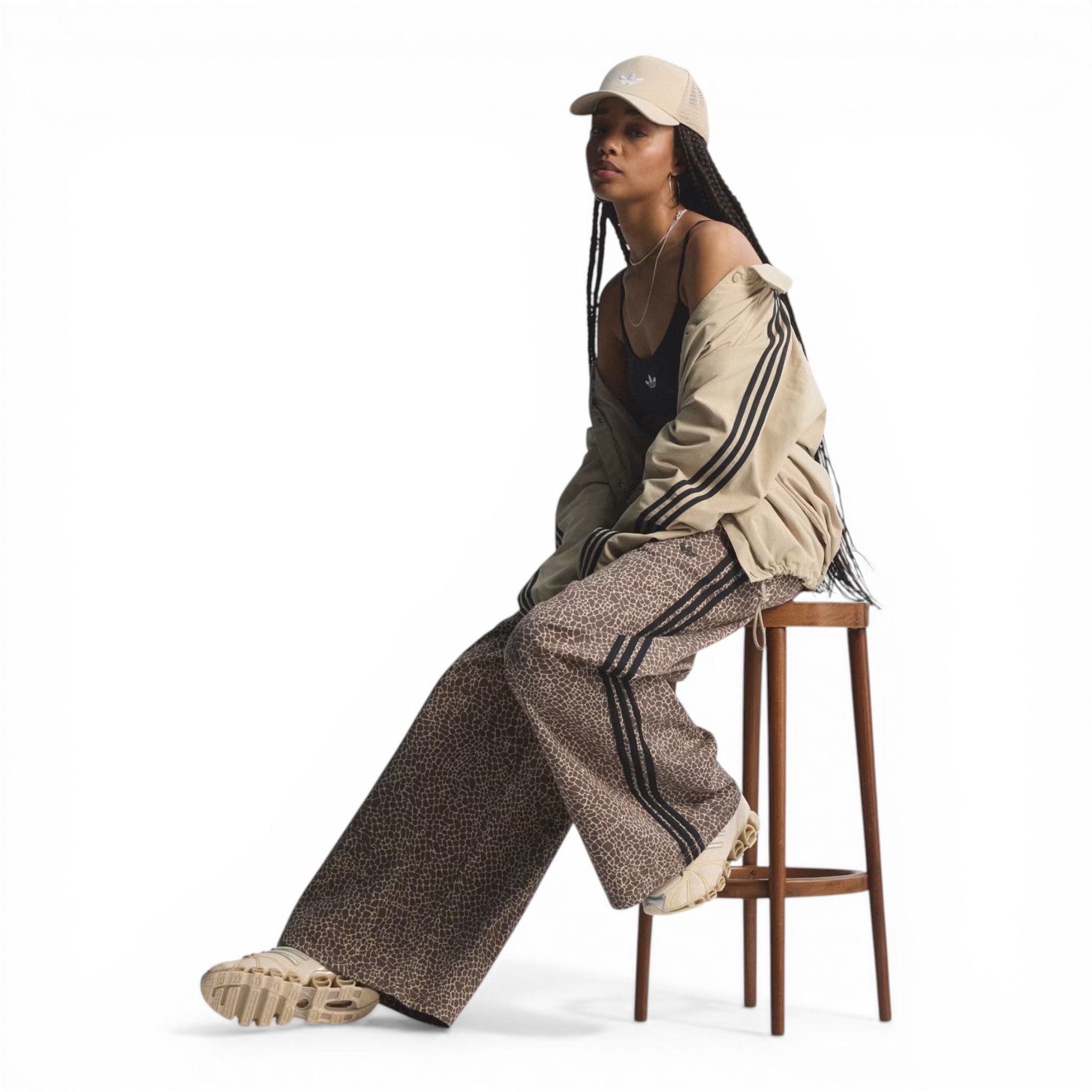 Adidas Firebird Oversized Aop Denim Pants
