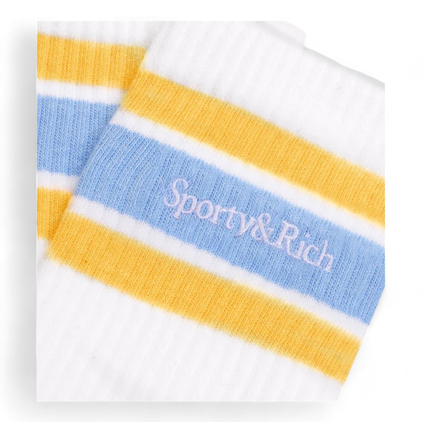 SPORTY & RICH SERIF LOGO SOCKS