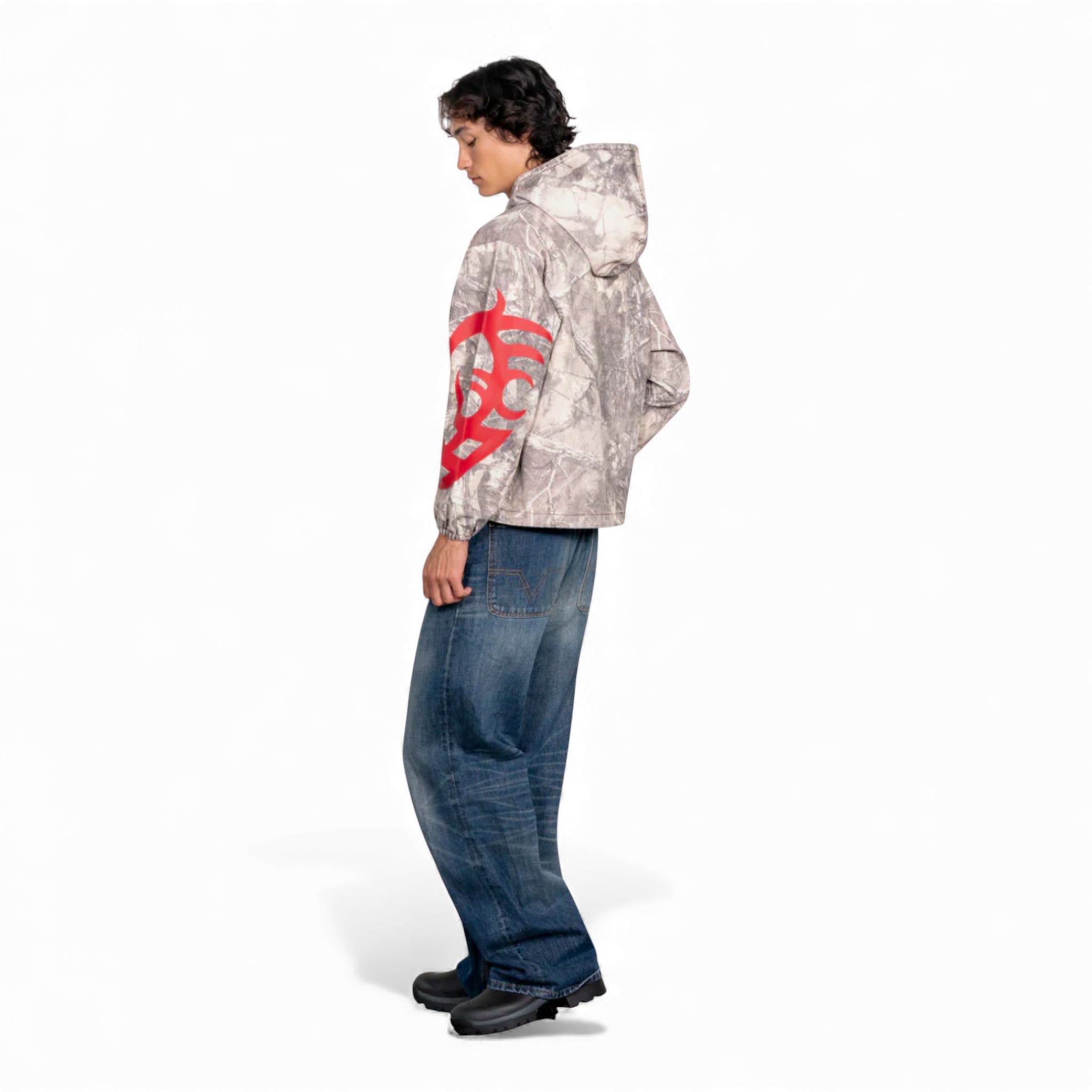 Pleasures Hunt Canvas Poncho Hoodie