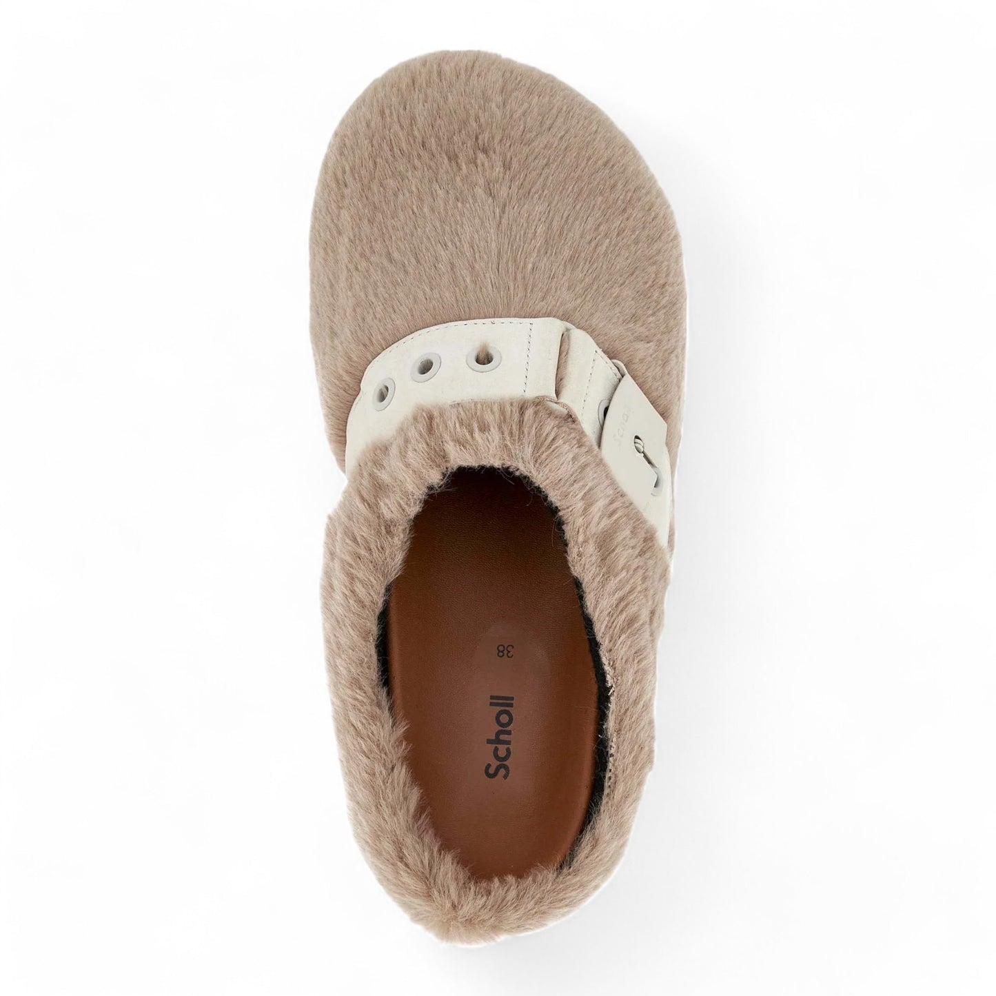 SCHOLL CLOGS TAUPE GRETA