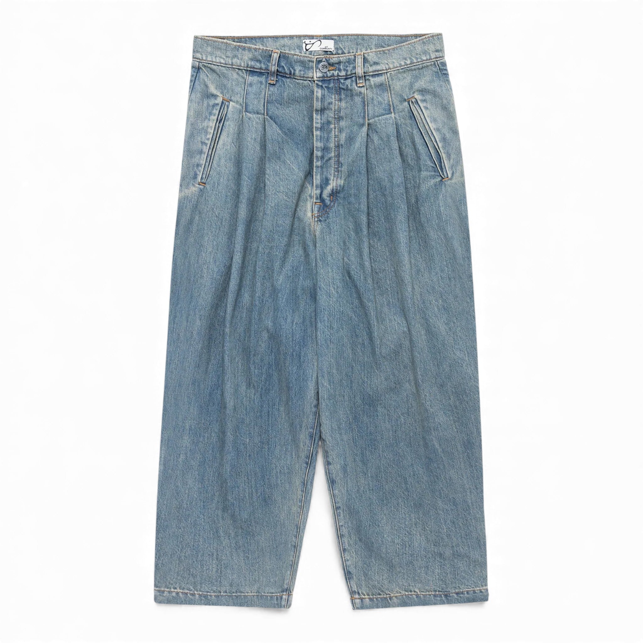 Art Community Washed Indigotriptych Japanese Denim