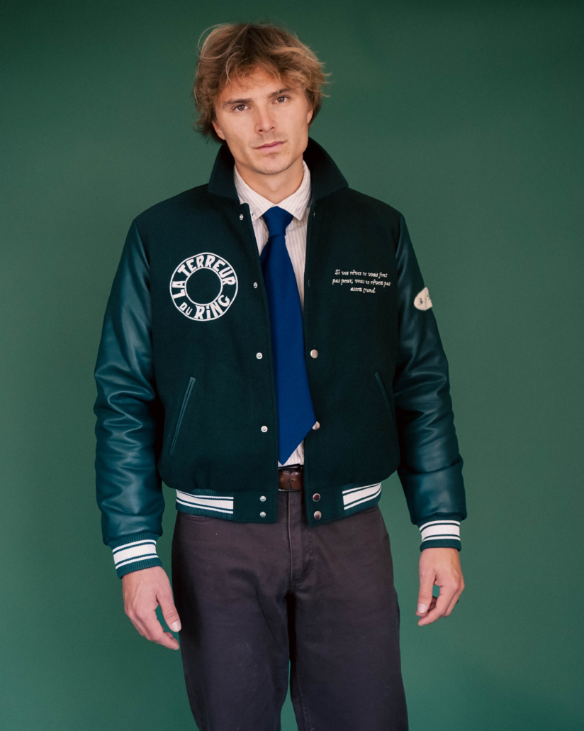 THE LOOSE COMPANY LA TERREUR DU RING VARSITY JACKET