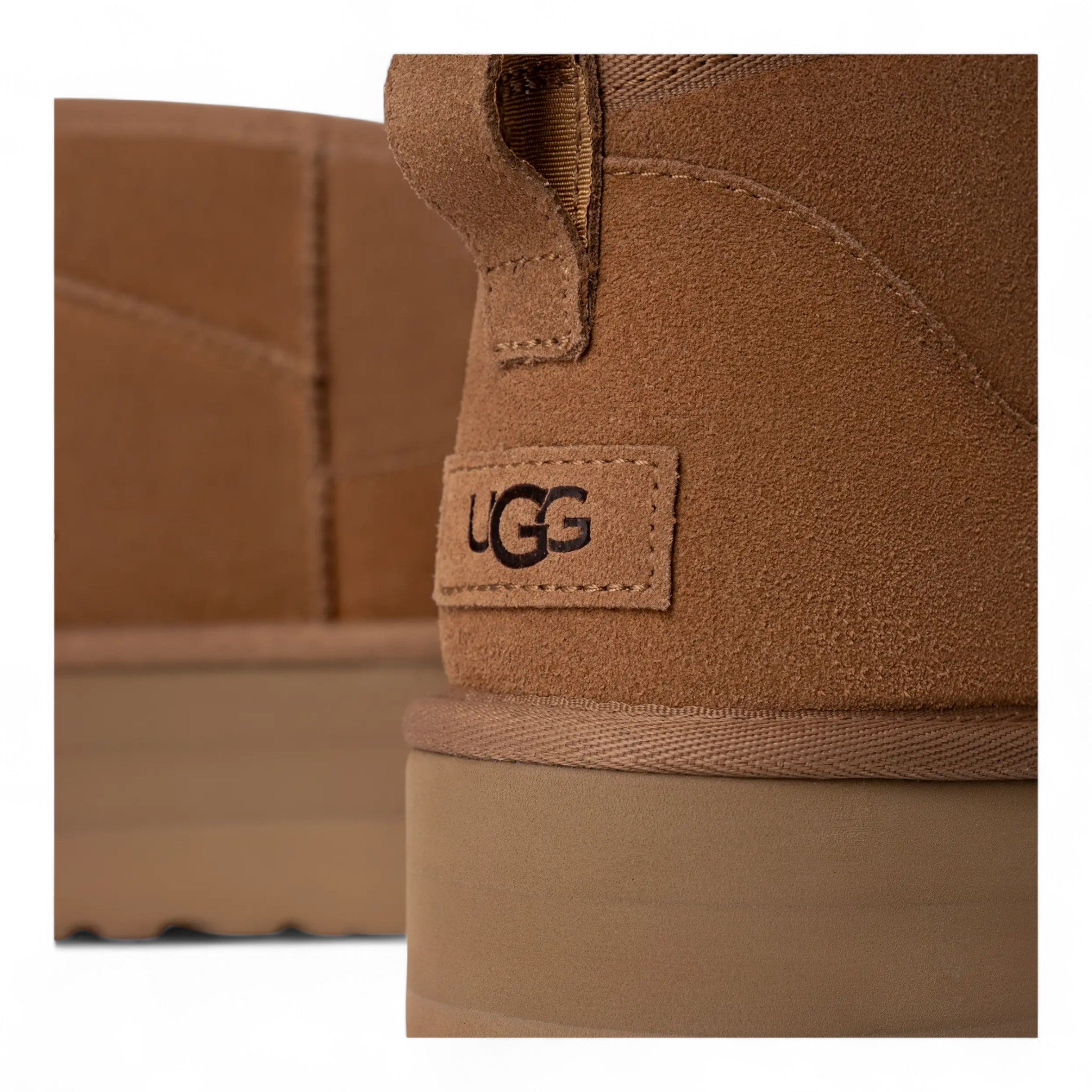 Womens Ugg Classic Ultra Mini Platform Boot Chestnut
