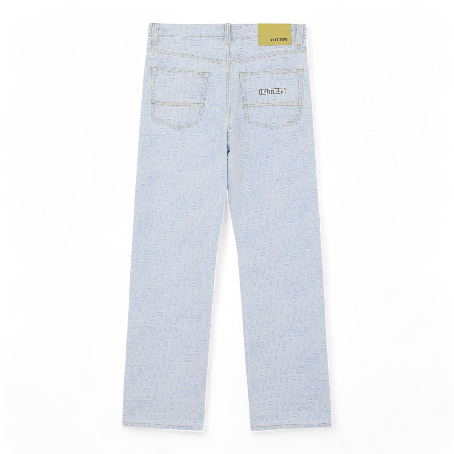 IUTER JACQUARD LOOSE DENIM