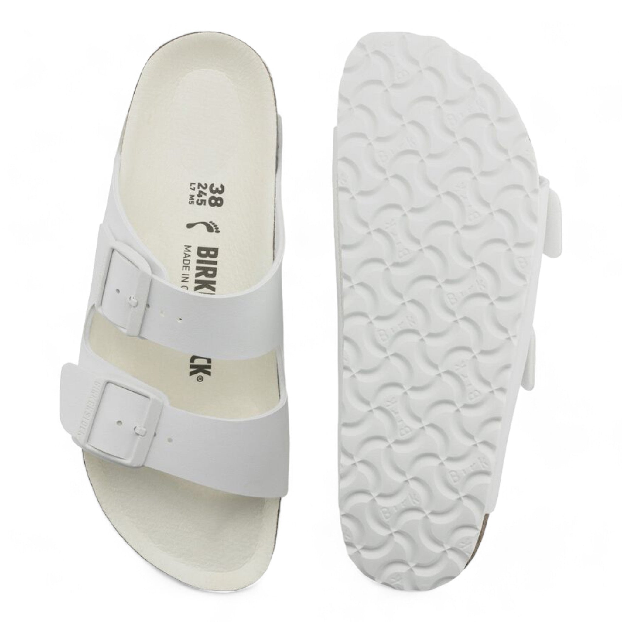 Birkenstock Arizona Bs Triple White Narrow