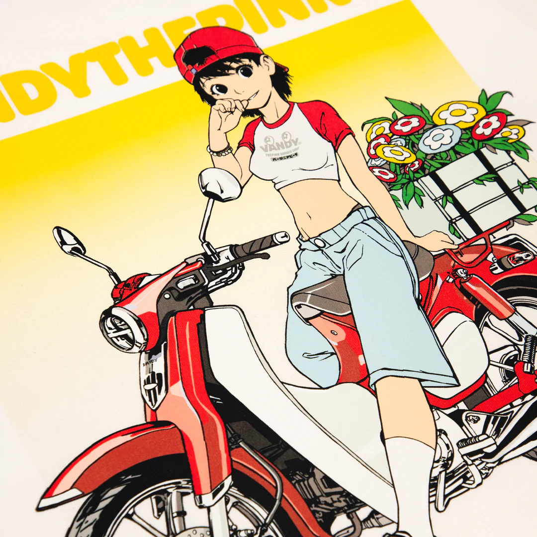 Vandy The Pink Bike Girl T-shirt