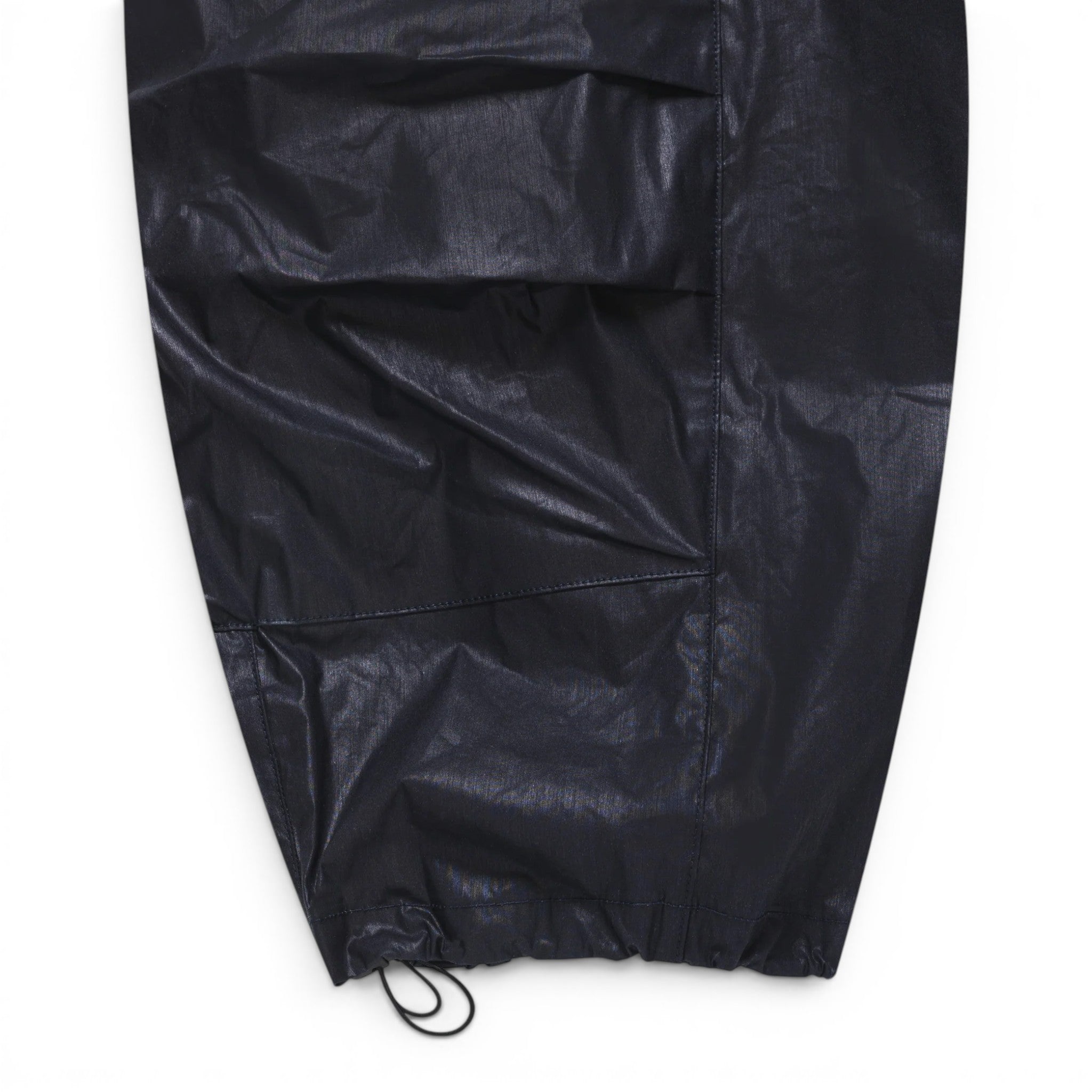 Art Community Waxed Indigo Parachute Japanese Nylon Pant