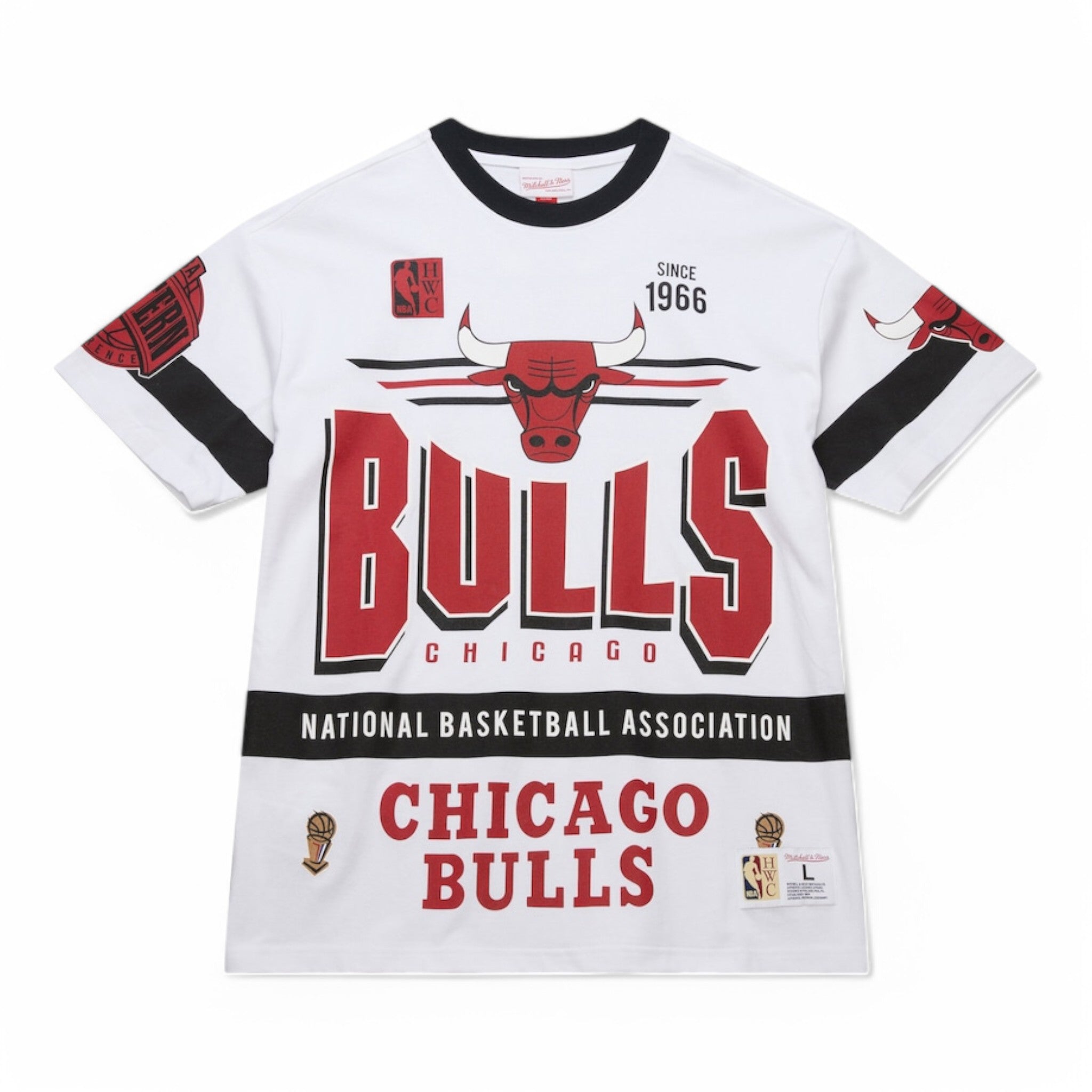 Mitchell & Ness Chicago Bulls Hardwood Classics Team Origins T-shirt