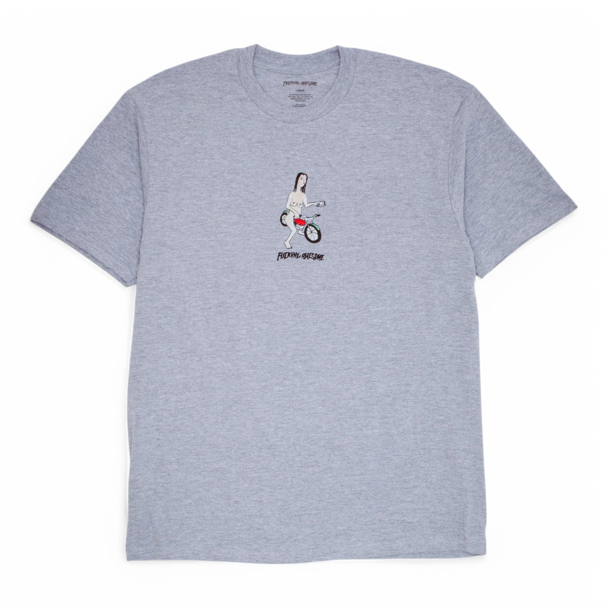 Fucking Awesome Bike Girl Short Sleeve Tee