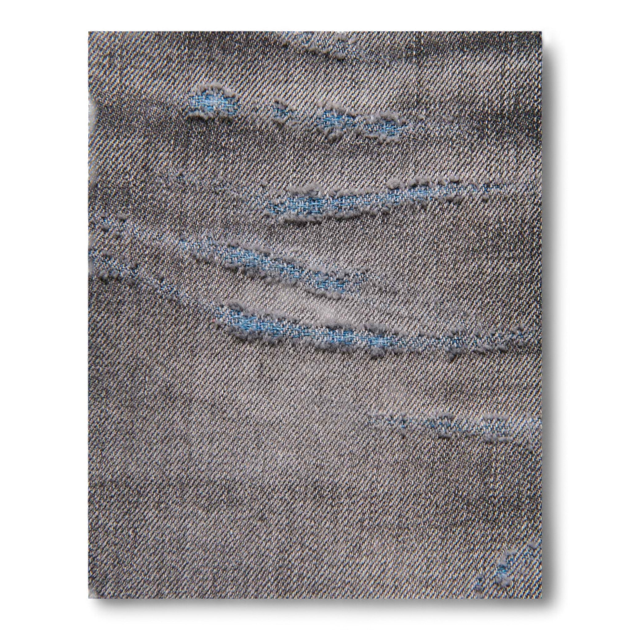 Uniform Experiment Damaged Hem Tuck Wide Straight Jeans
