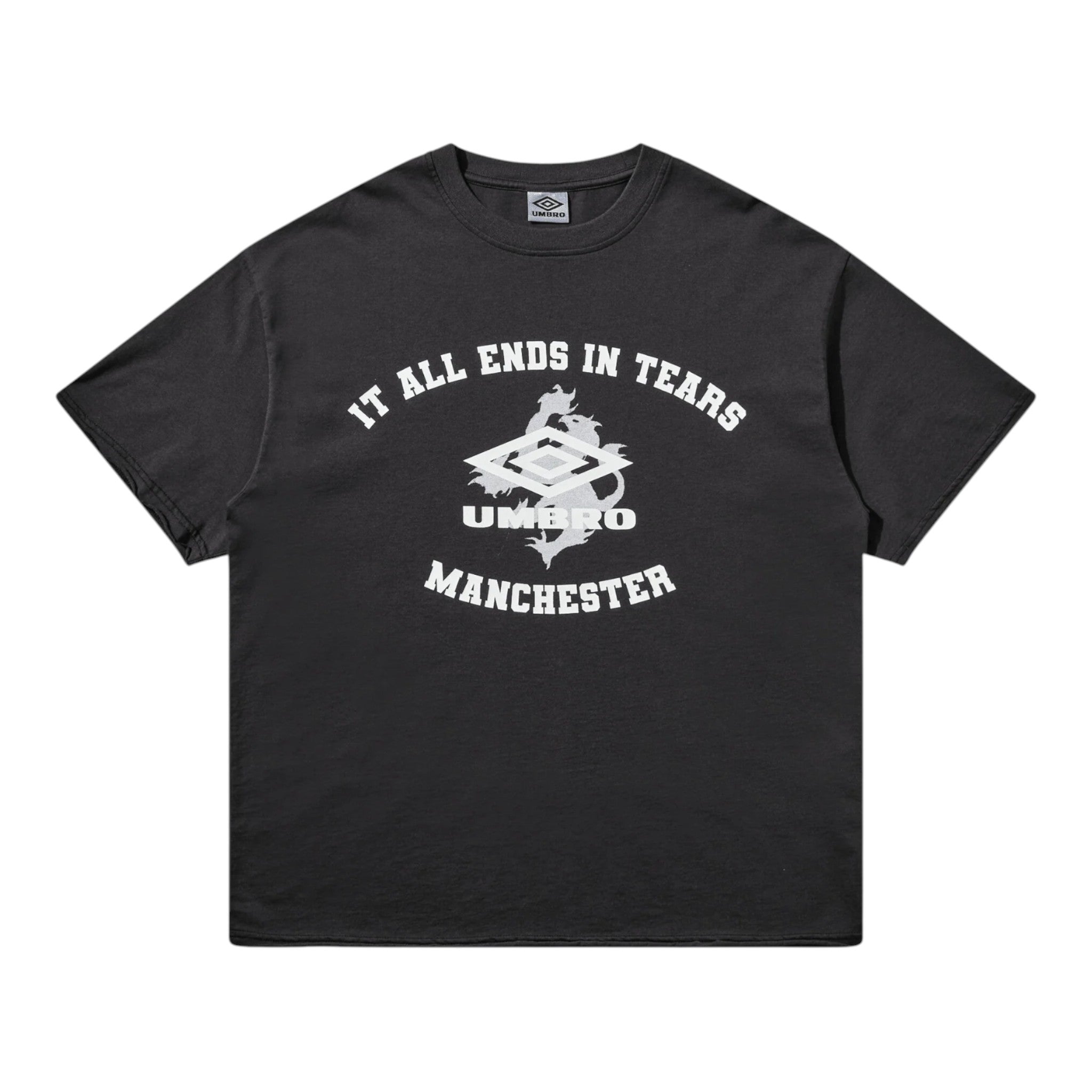 Umbro It All Ends In Tears T-Shirt Washed Black