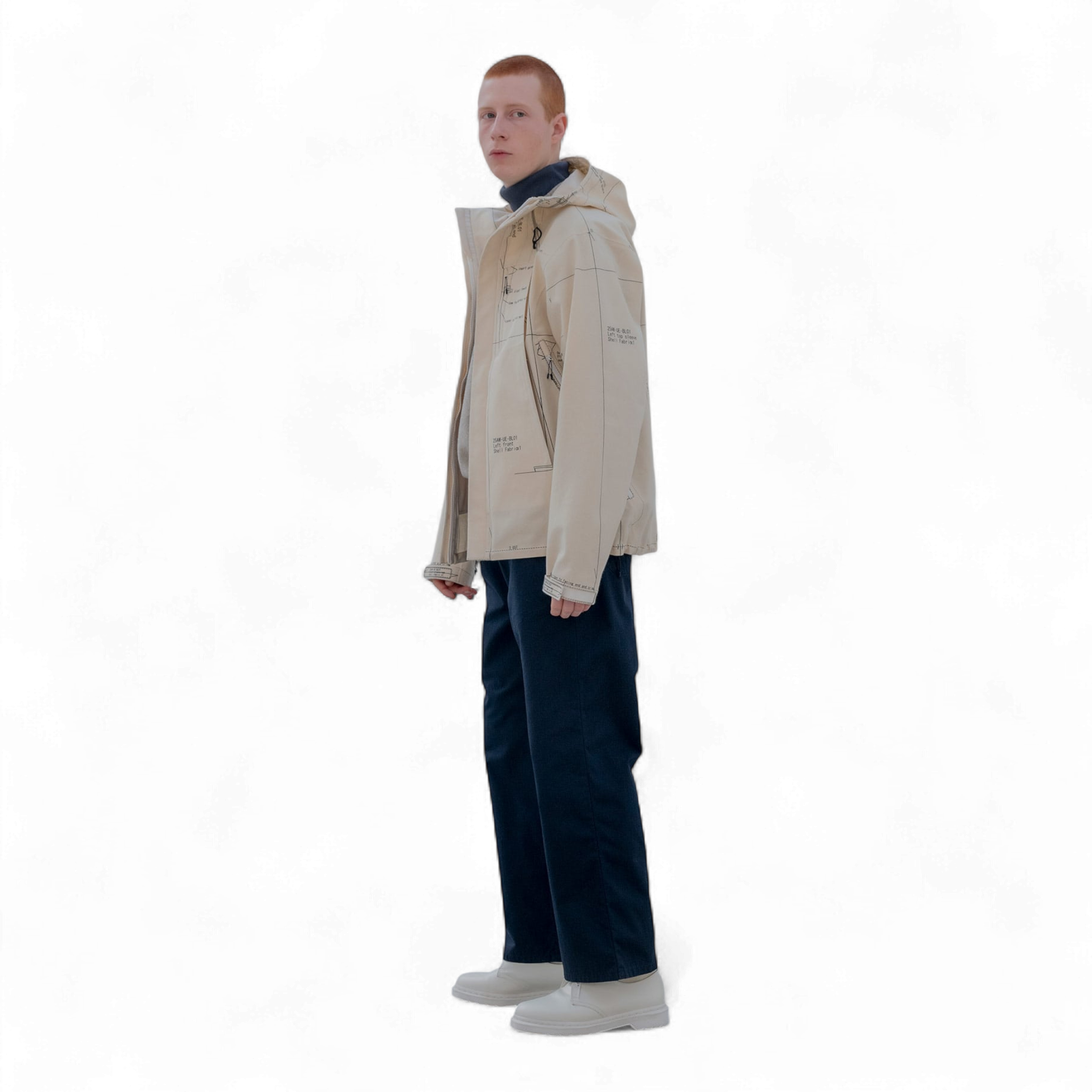Uniform Experiment X Fragment Map-out 3-Layer Mountain Parka