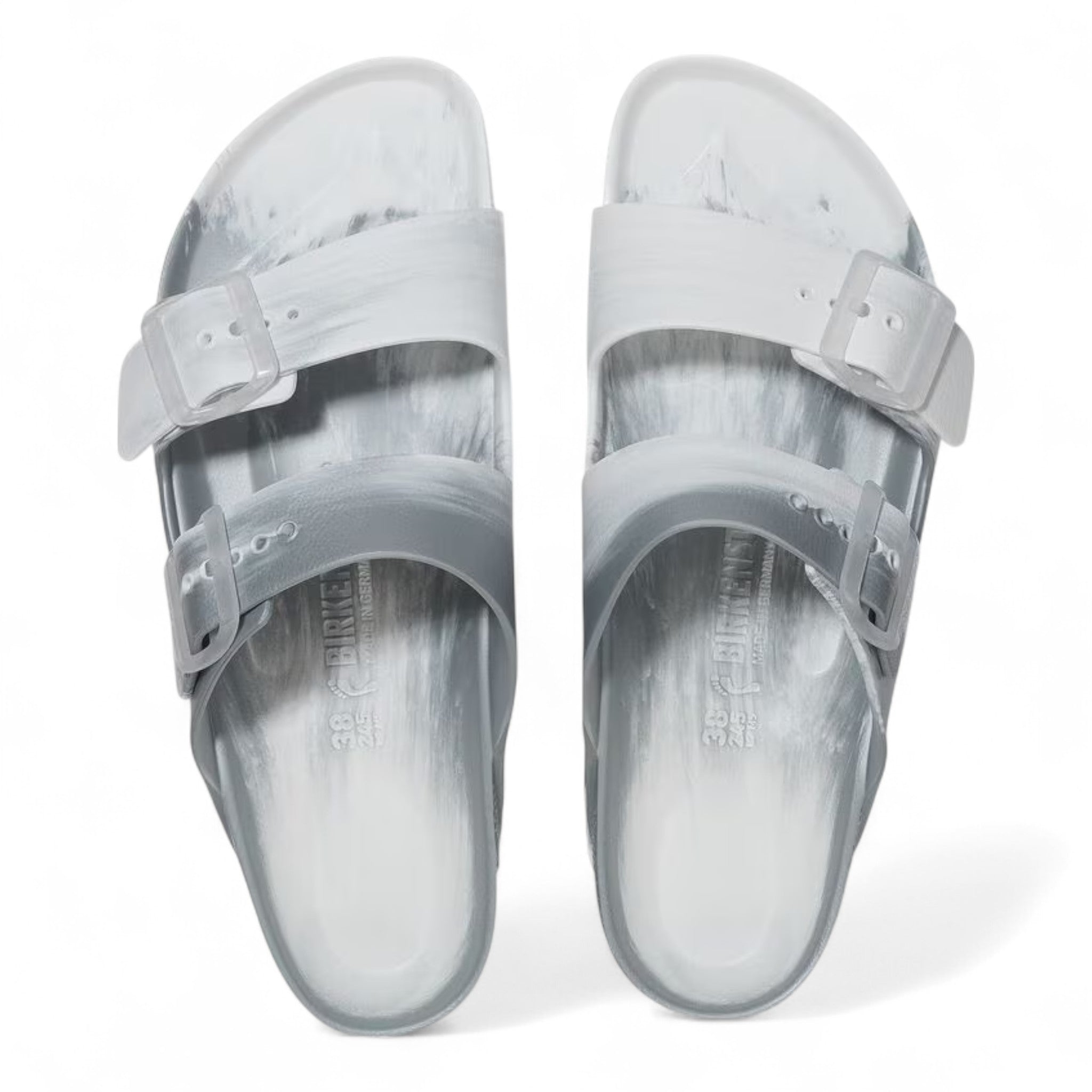 Birkenstock Arizona Eva Metallic Silver Multi