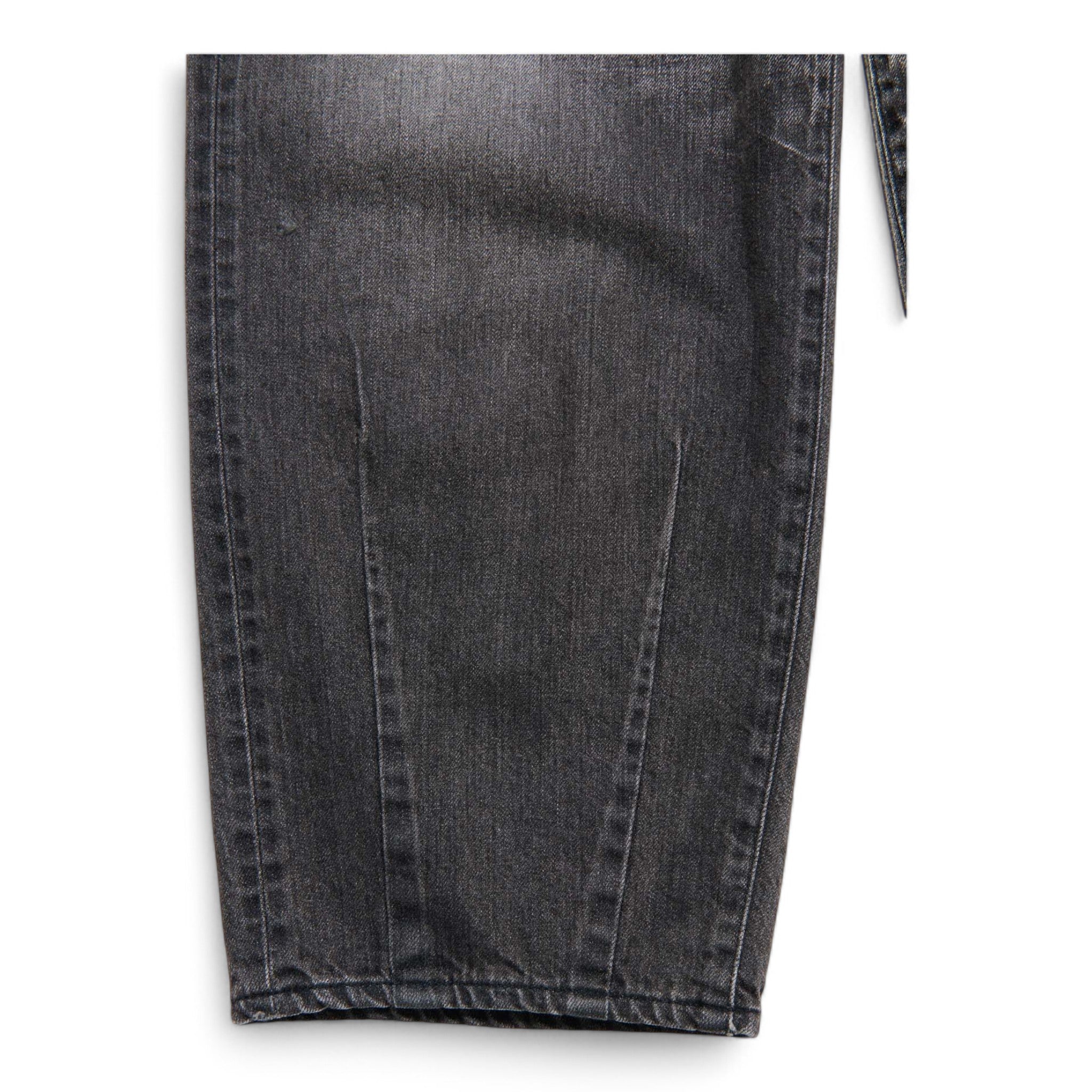 Uniform Experiment Damaged Hem Tuck Wide Straight Jeans