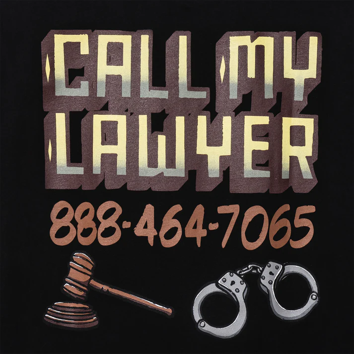Market Call My Lawyer Sign T-shirt