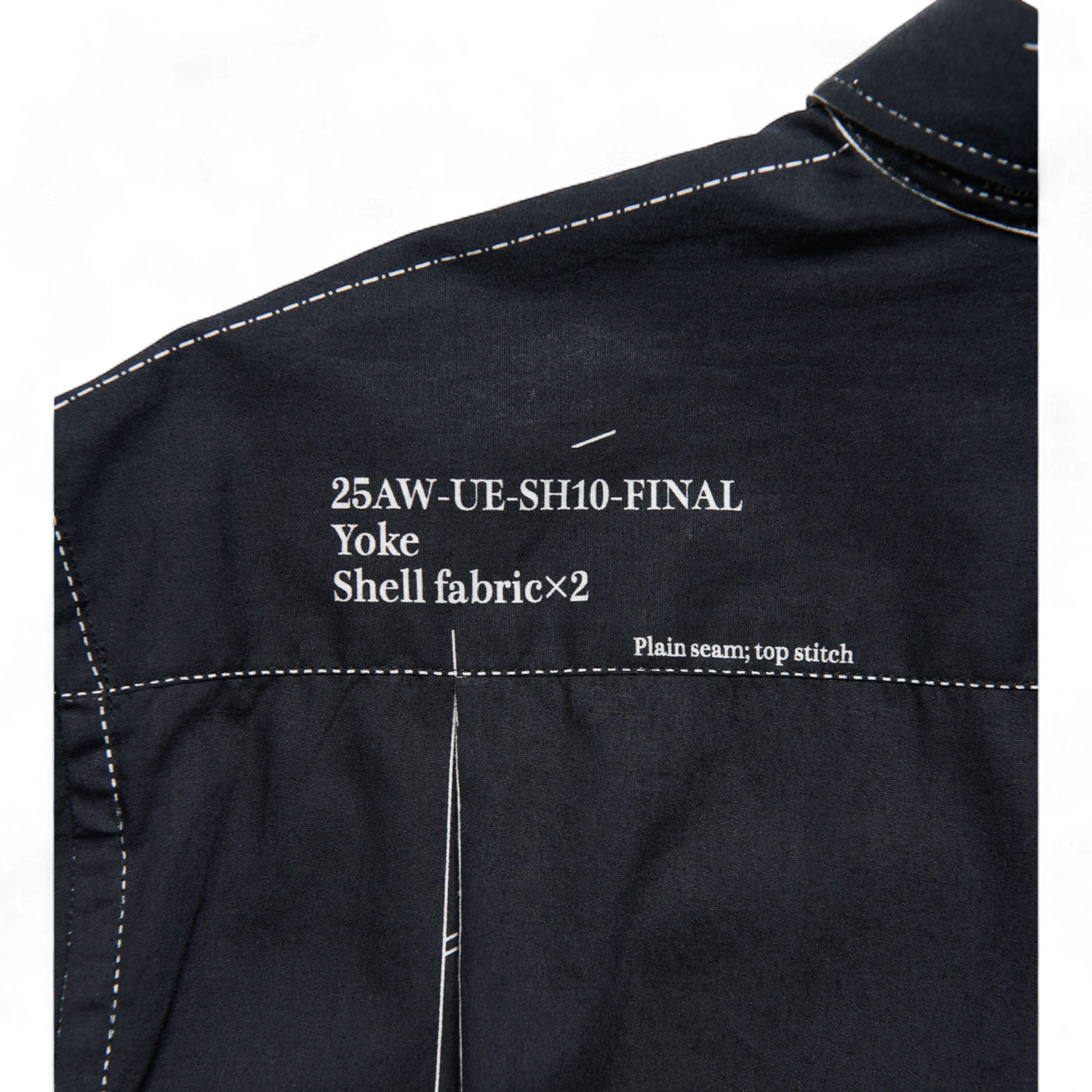 UNIFORM EXPERIMENT X FRAGMENT MAP-OUT SHIRT
