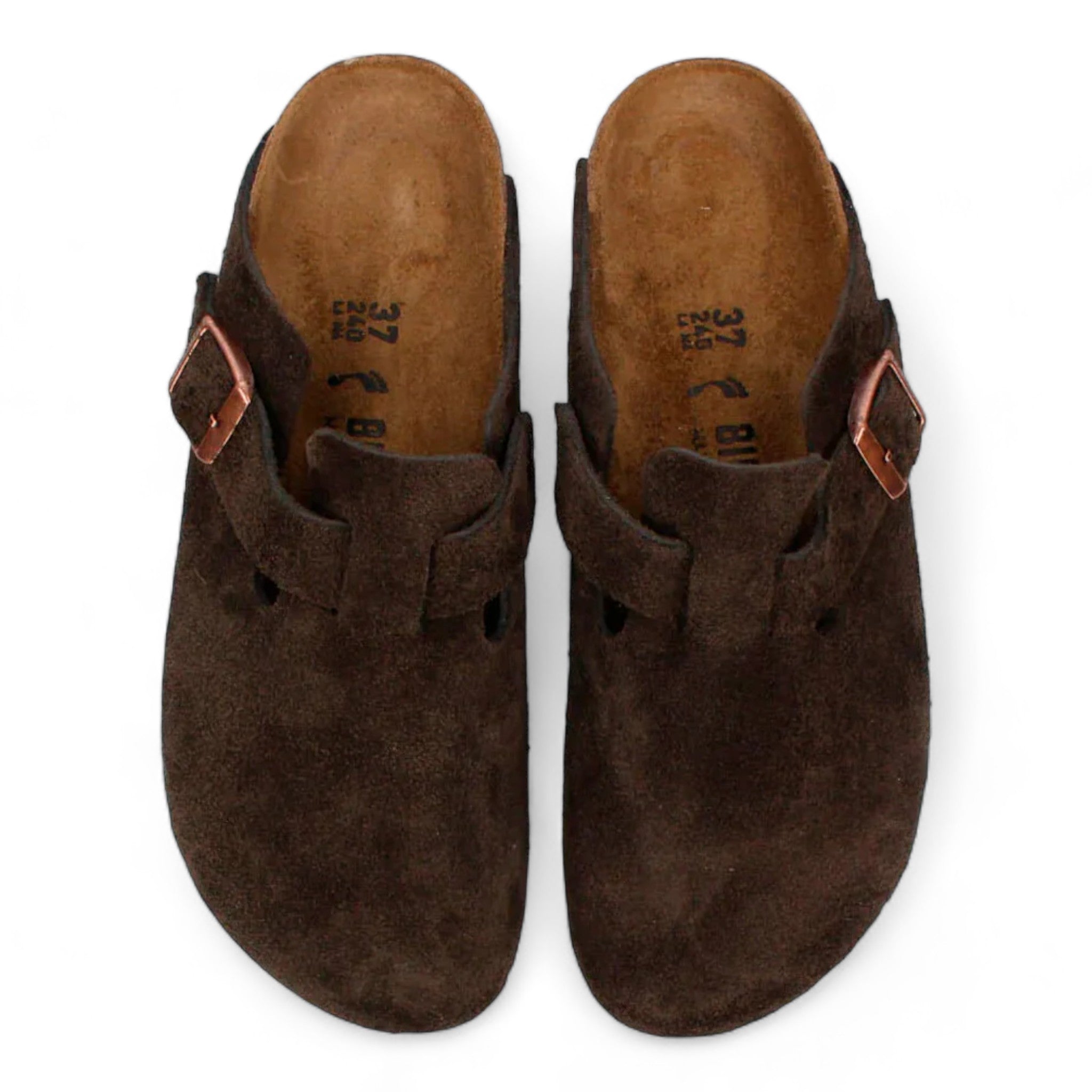 Birkenstock Boston Suede Mocca