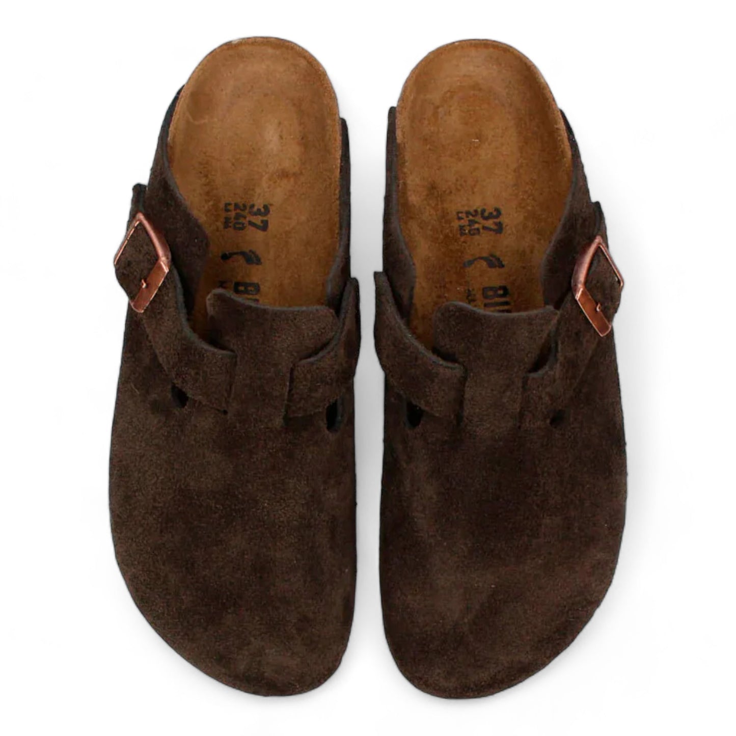 BIRKENSTOCK BOSTON SUEDE MOCCA