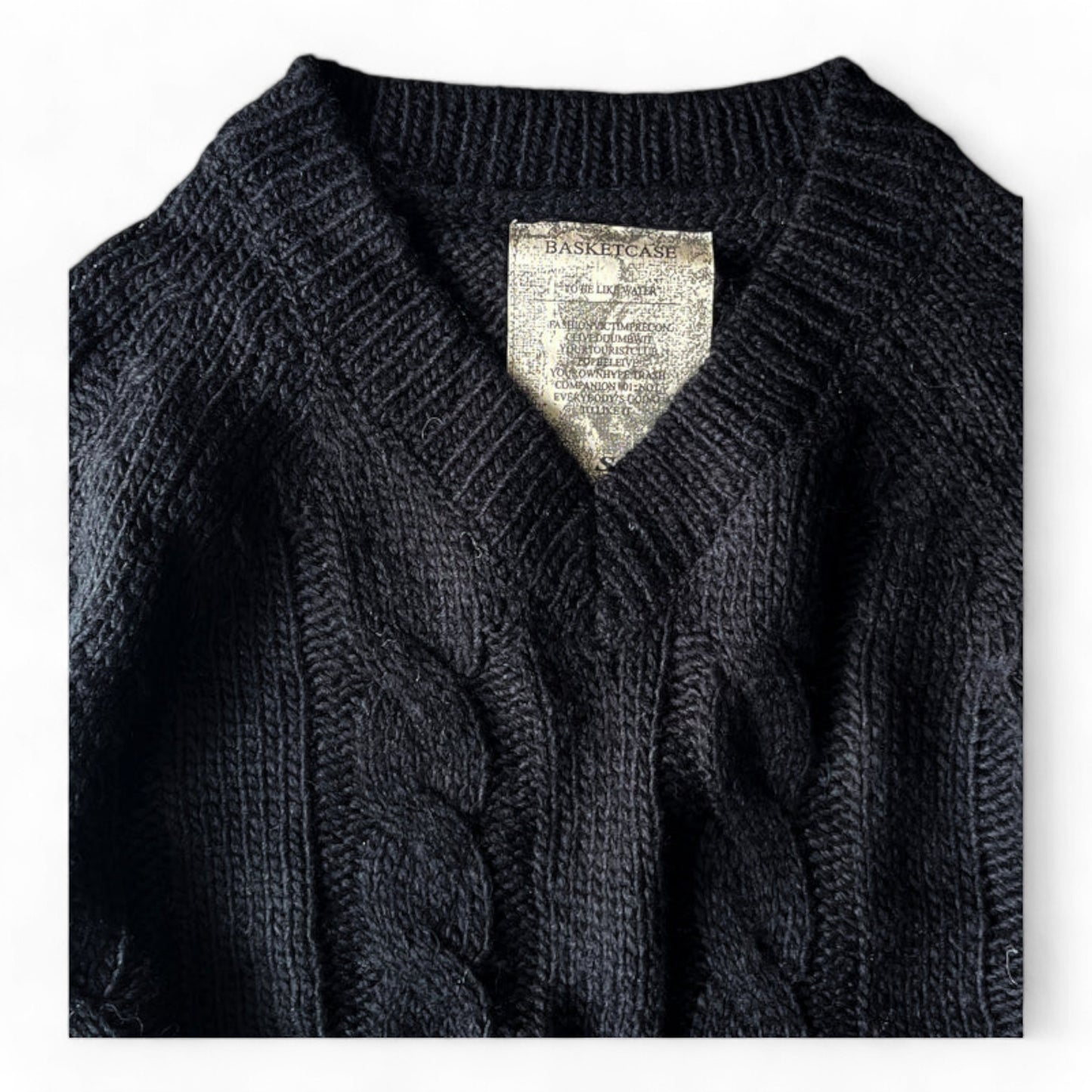 BASKETCASE GALLERY COURTNEY LOVE  KNIT "BLACK"