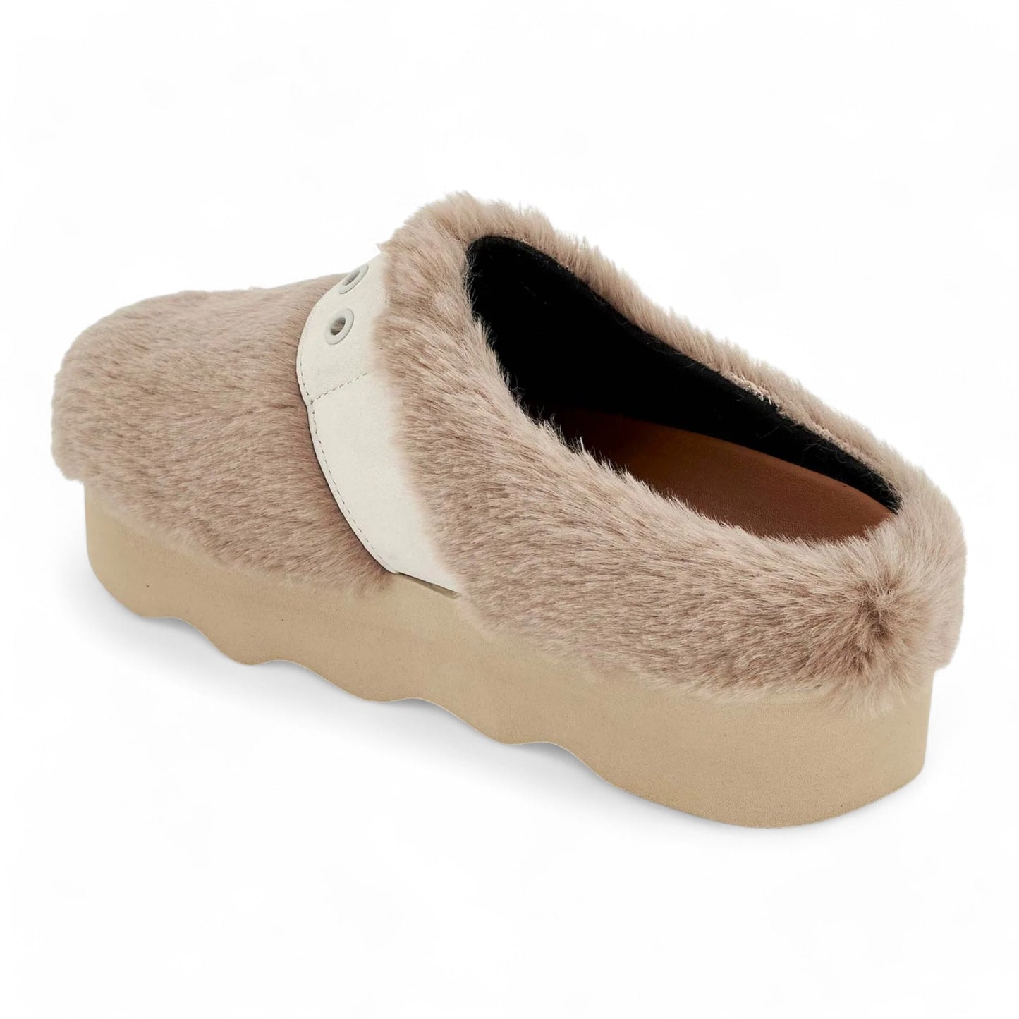 SCHOLL CLOGS TAUPE GRETA