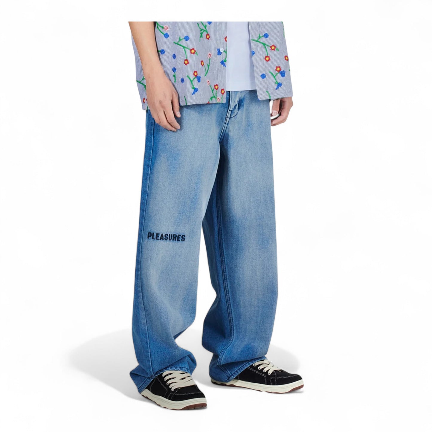PLEASURES OIL FORMULA BAGGY JEANS