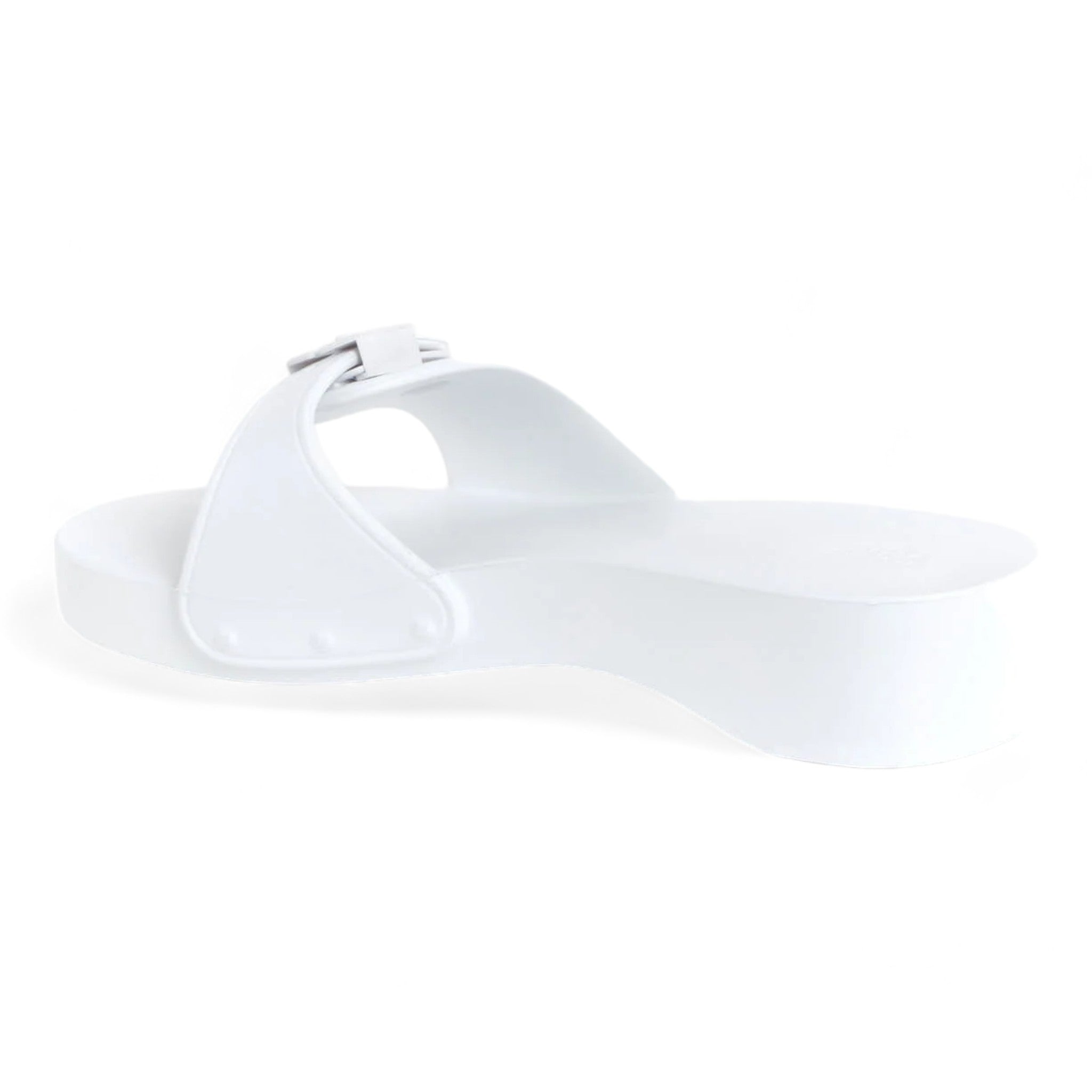 Scholl Mules Off White Pescura Heel Aqua